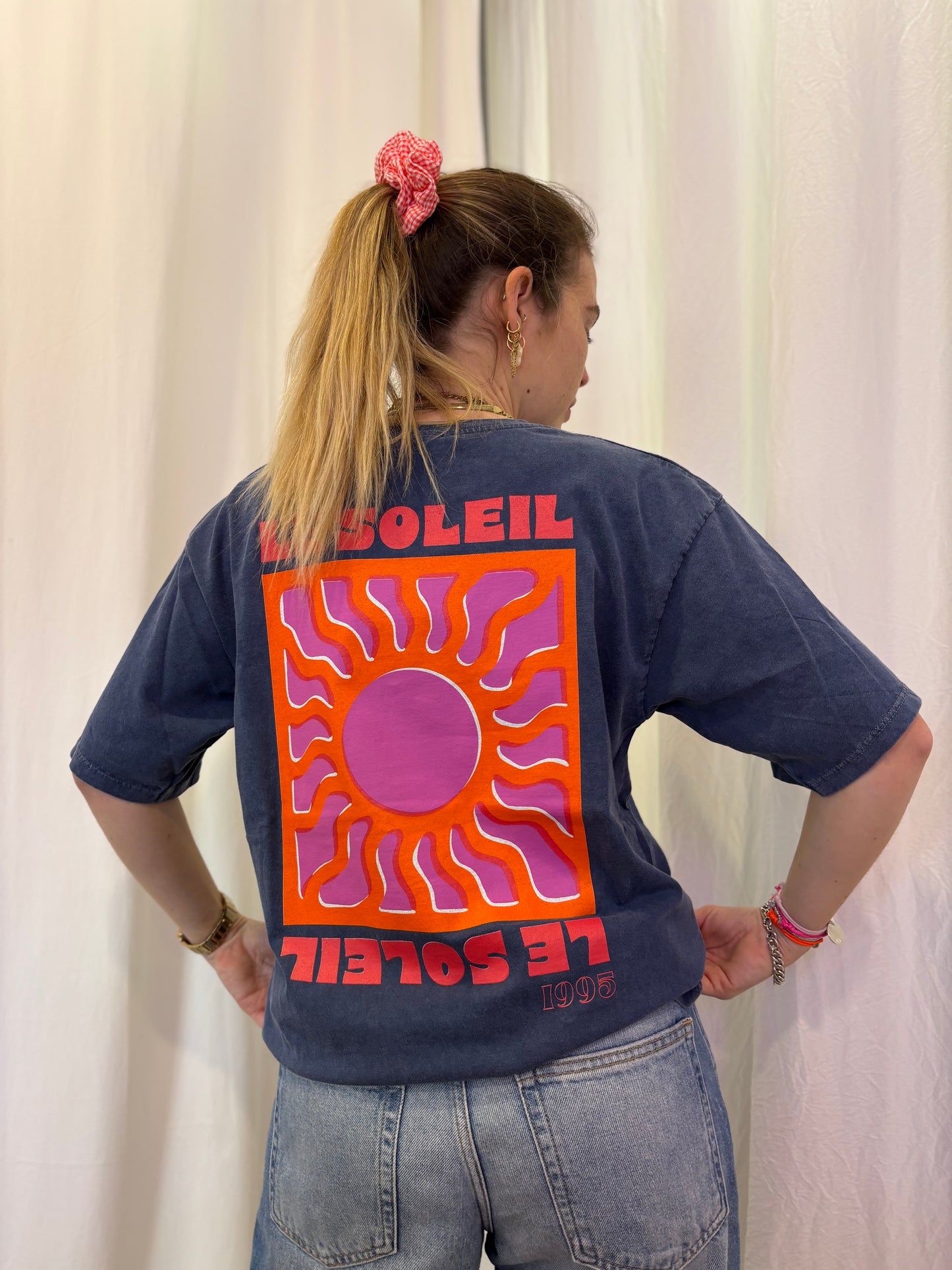 T-shirt SOLEIL Bleu marine