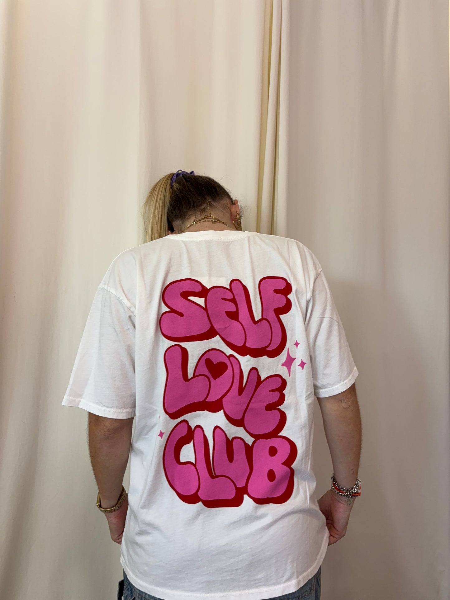 T-shirt SELF LOVE Blanc