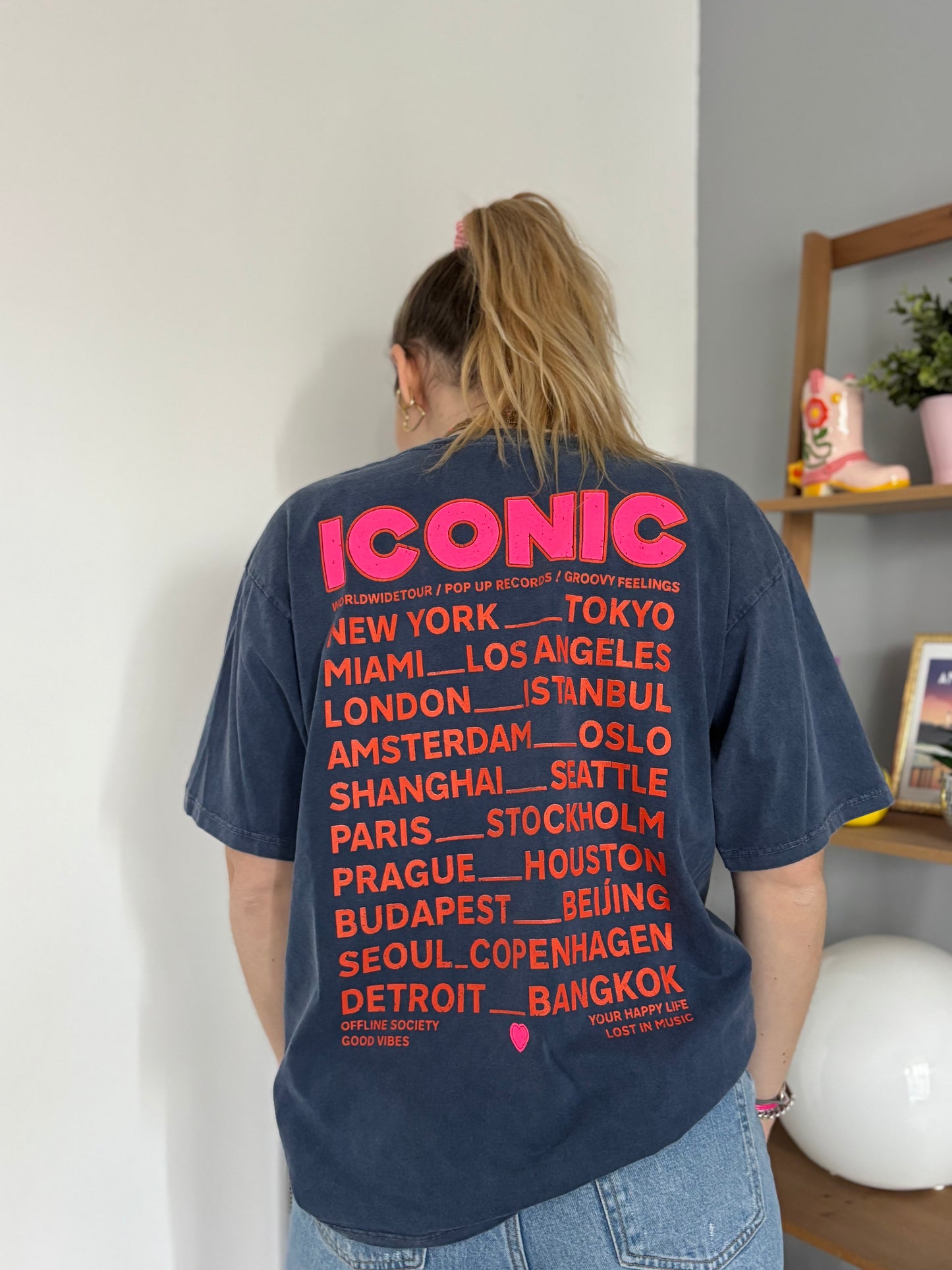 T-shirt ICONIC Bleu Marine