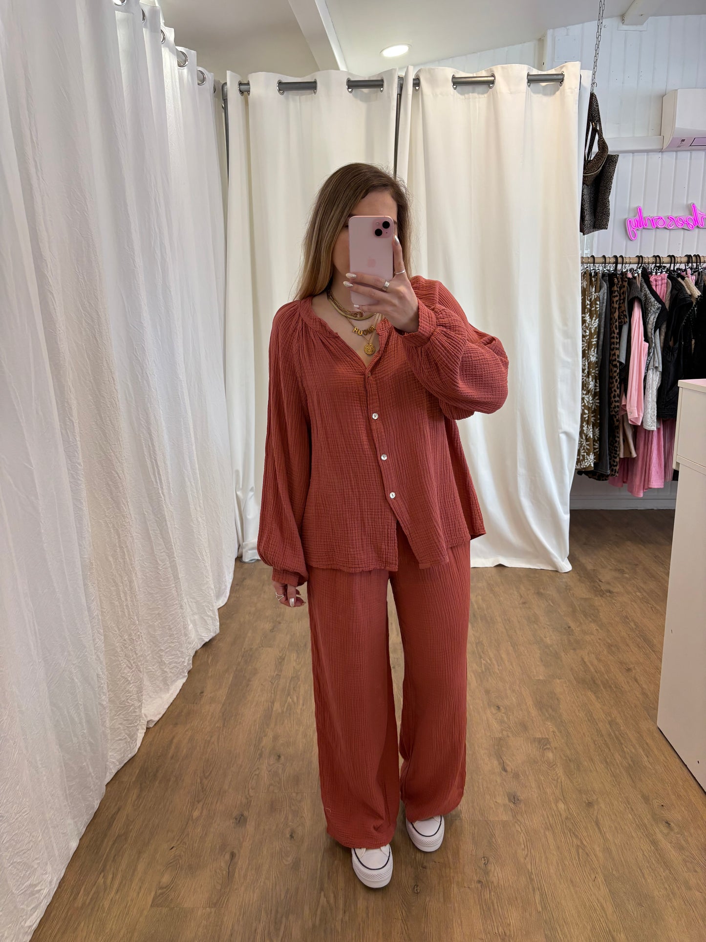 Pantalon LYA Terracotta