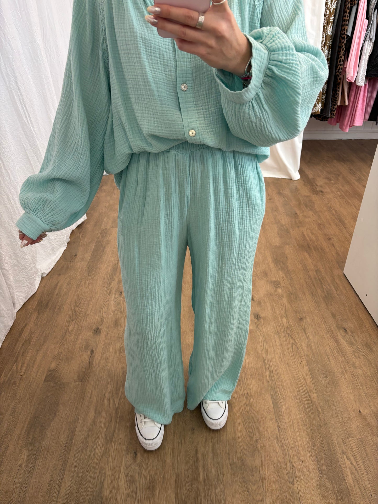 Pantalon LYA Vert d'eau