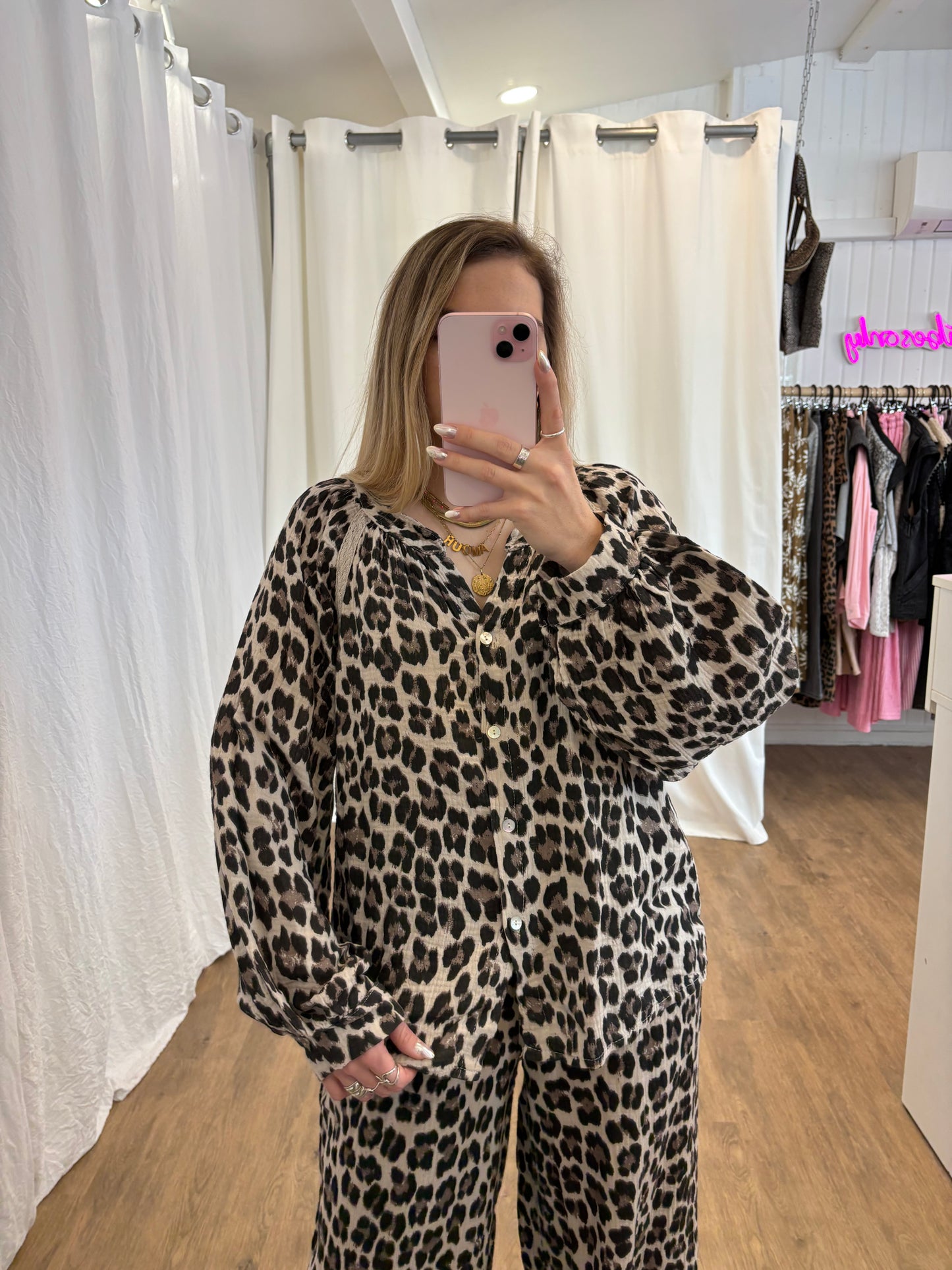 Blouse LYA Léopard Beige