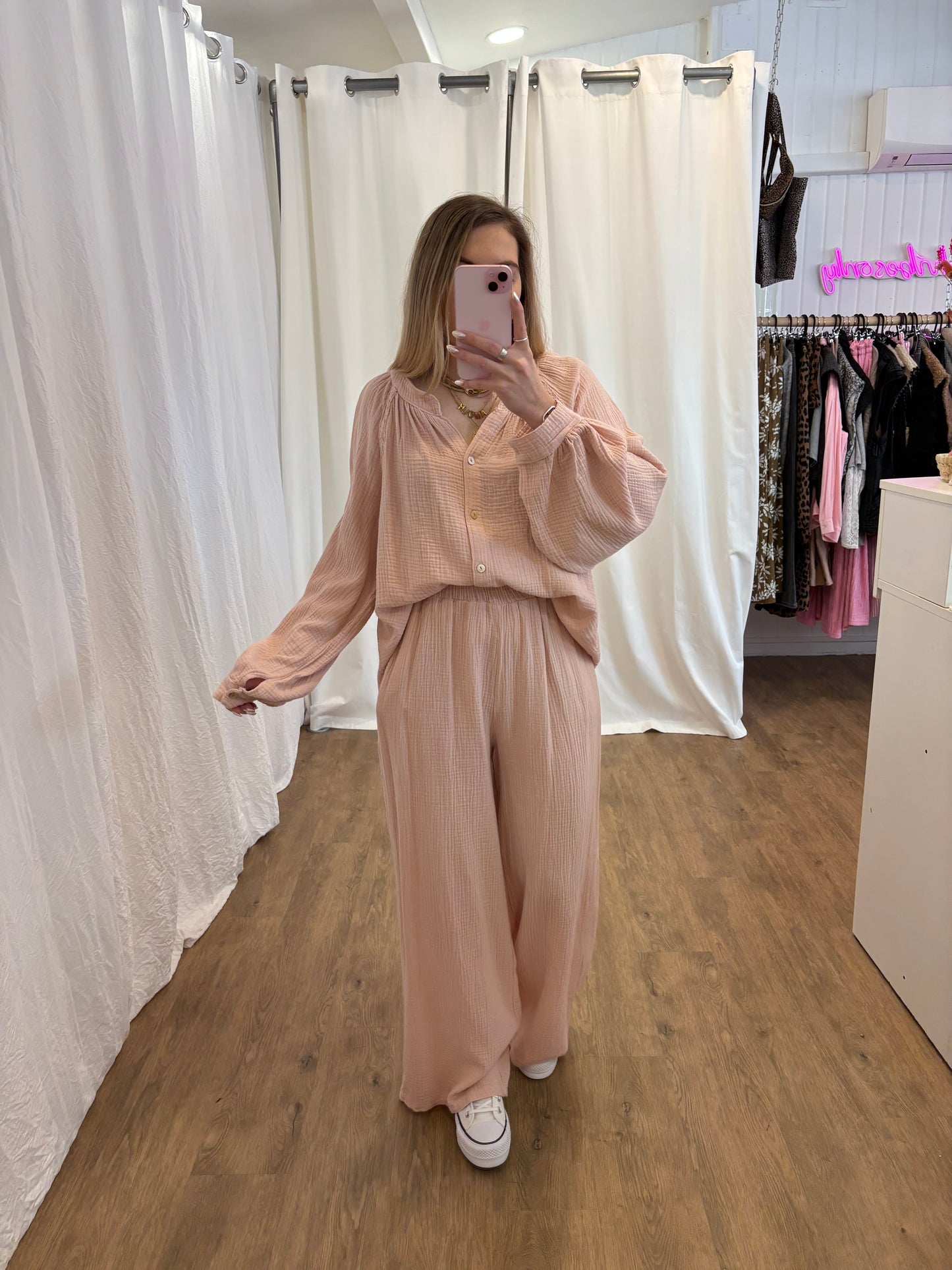 Blouse LYA Rose clair