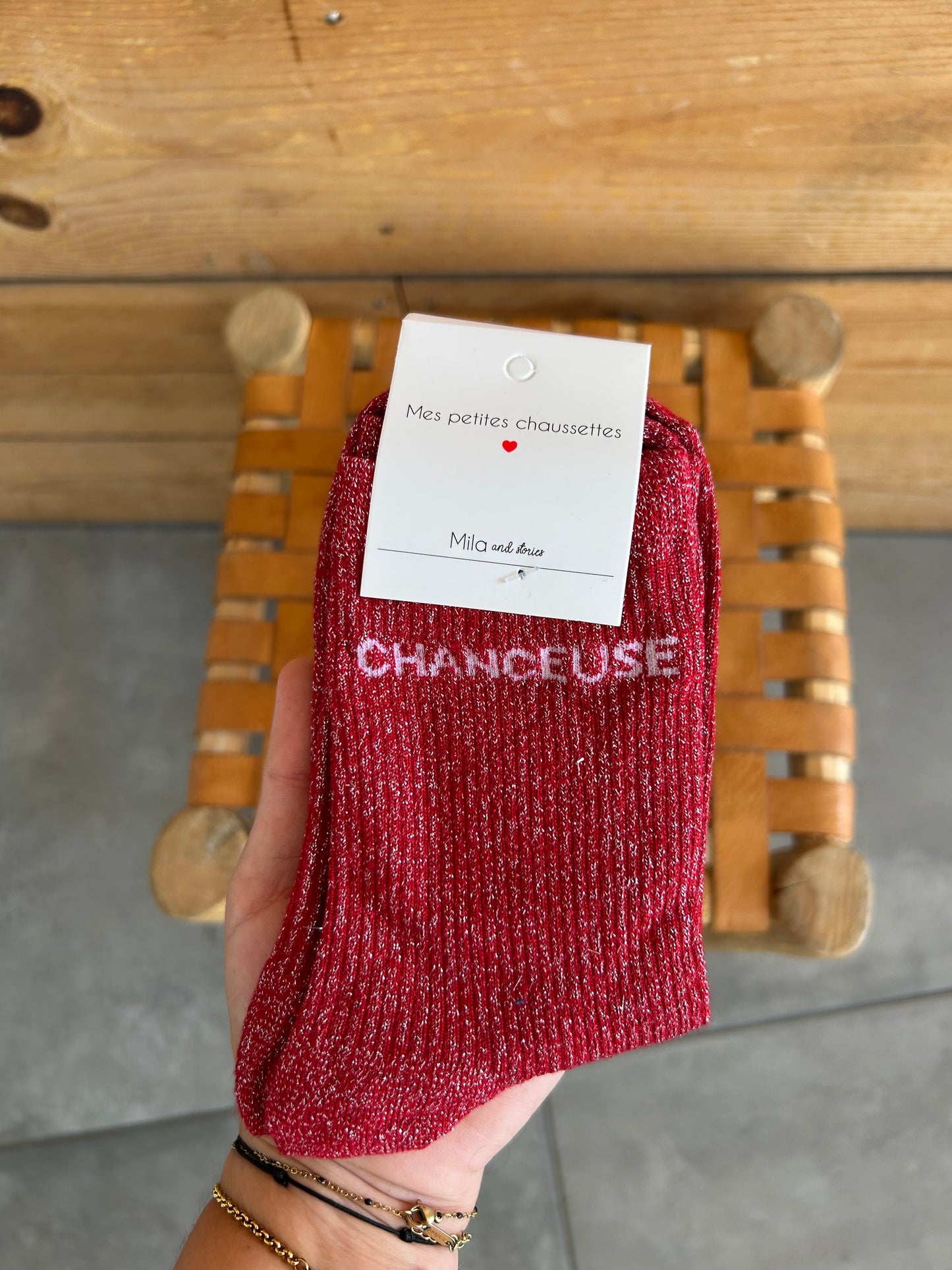 Chaussettes CHANCEUSE montantes
