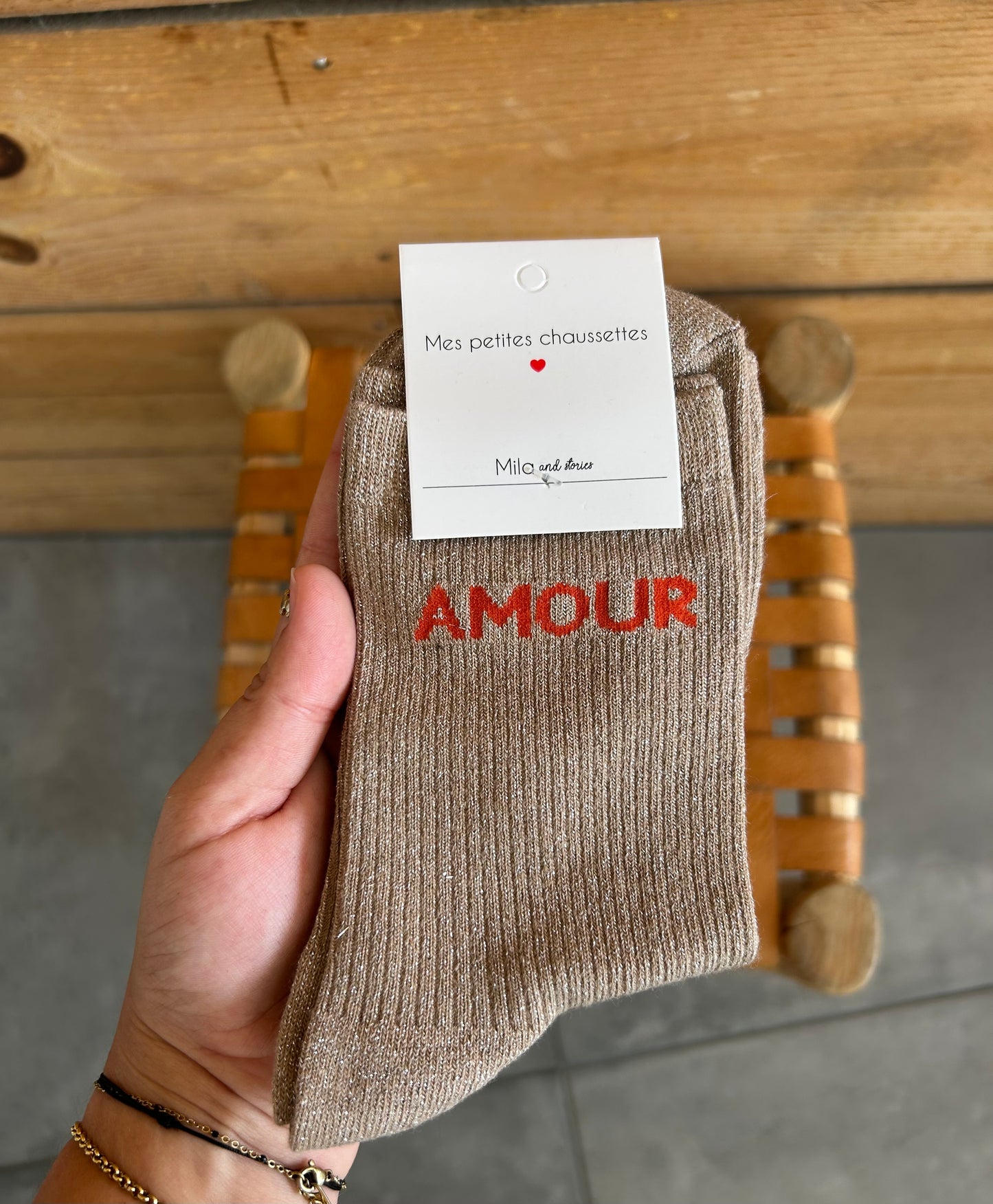 Chaussettes AMOUR montante