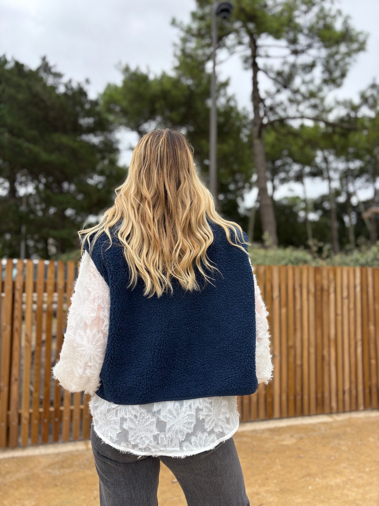Veste sans manches ABY Bleu marine