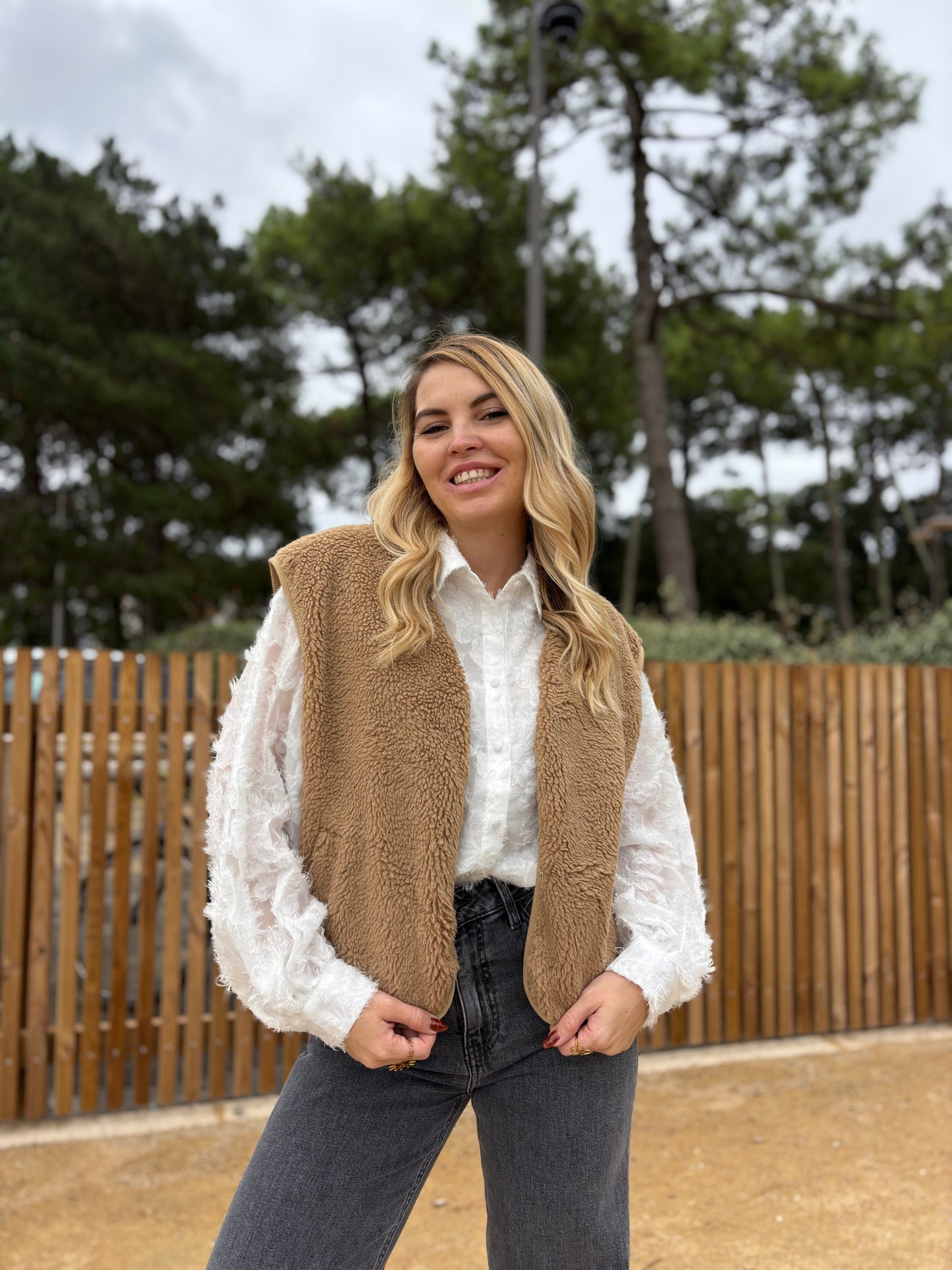Veste sans manches ABY Camel