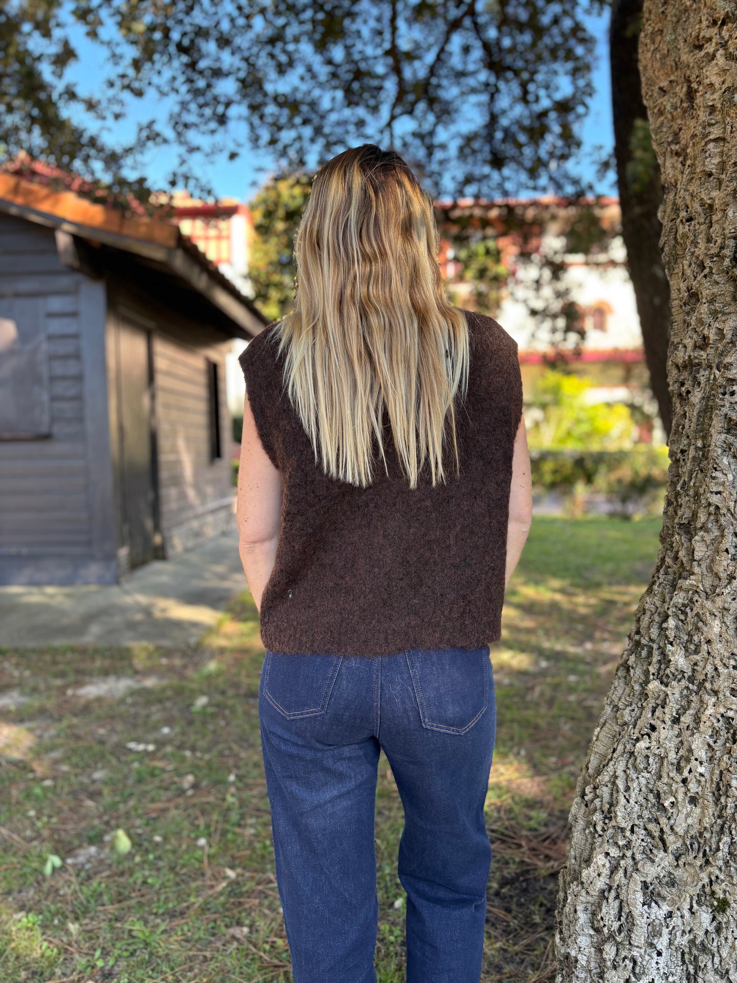 Gilet sans manches SOLEIL Café
