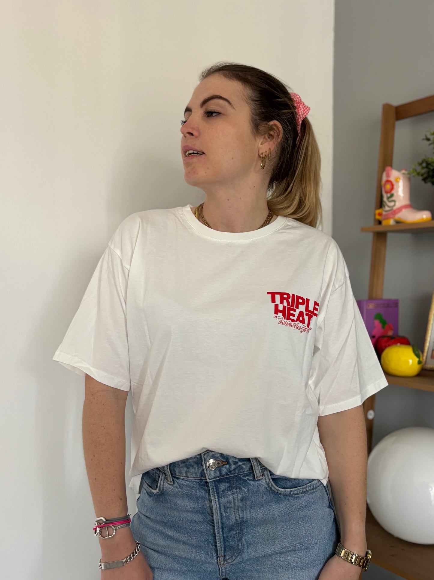 T-shirt TRIPLE HEAT Blanc