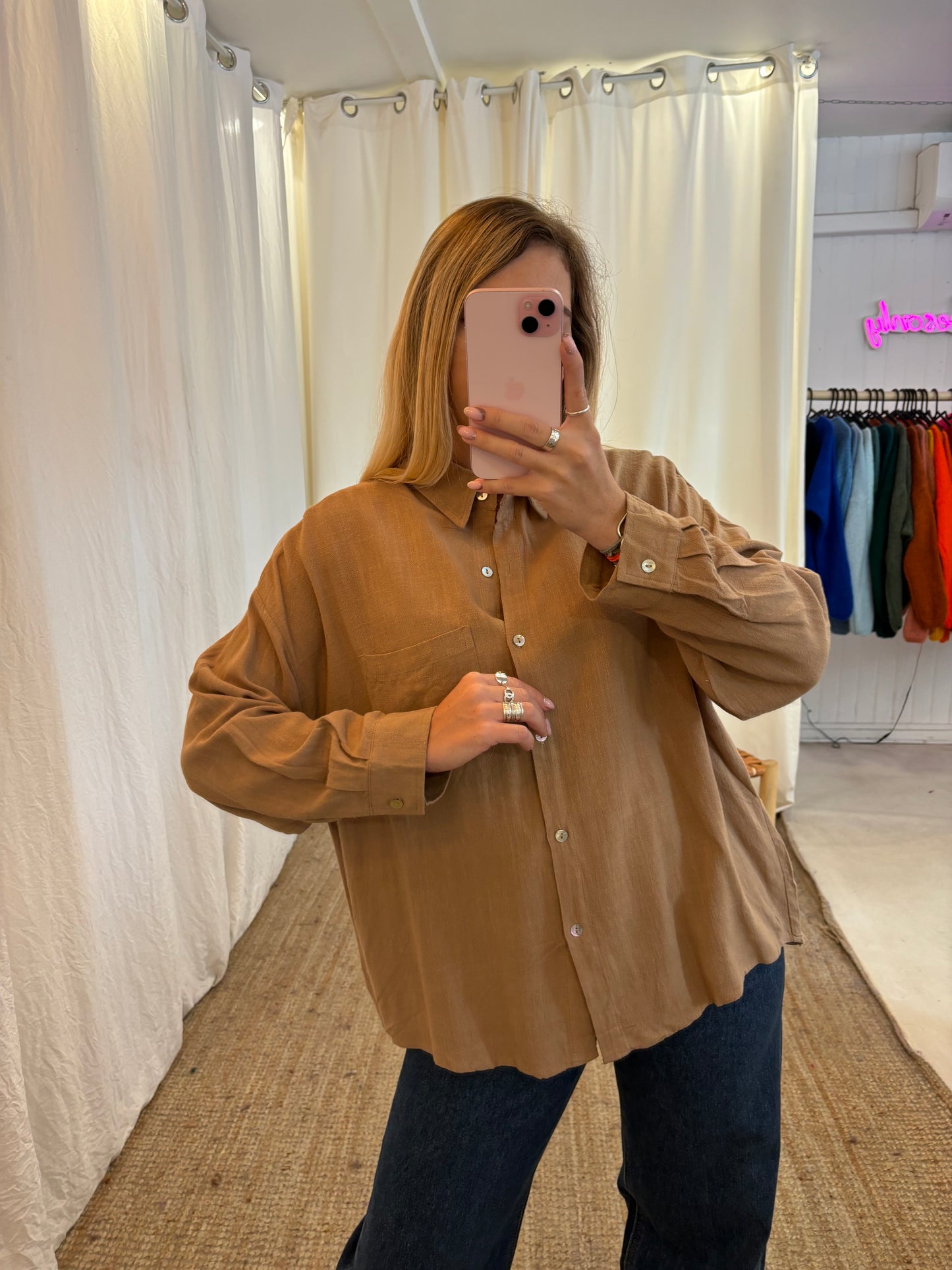 Chemise GABRIELA Camel