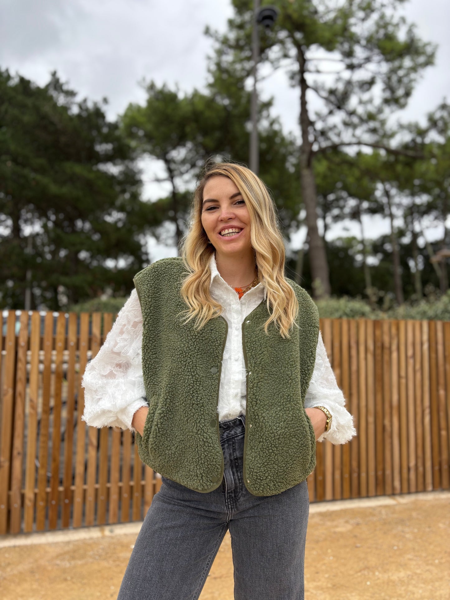 Veste sans manches ABY Kaki