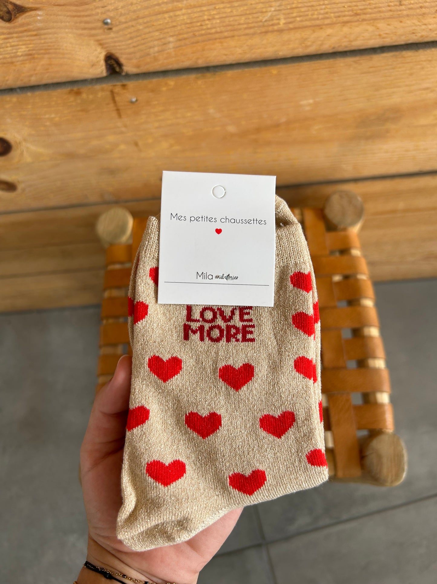 Chaussettes LOVE MORE montantes