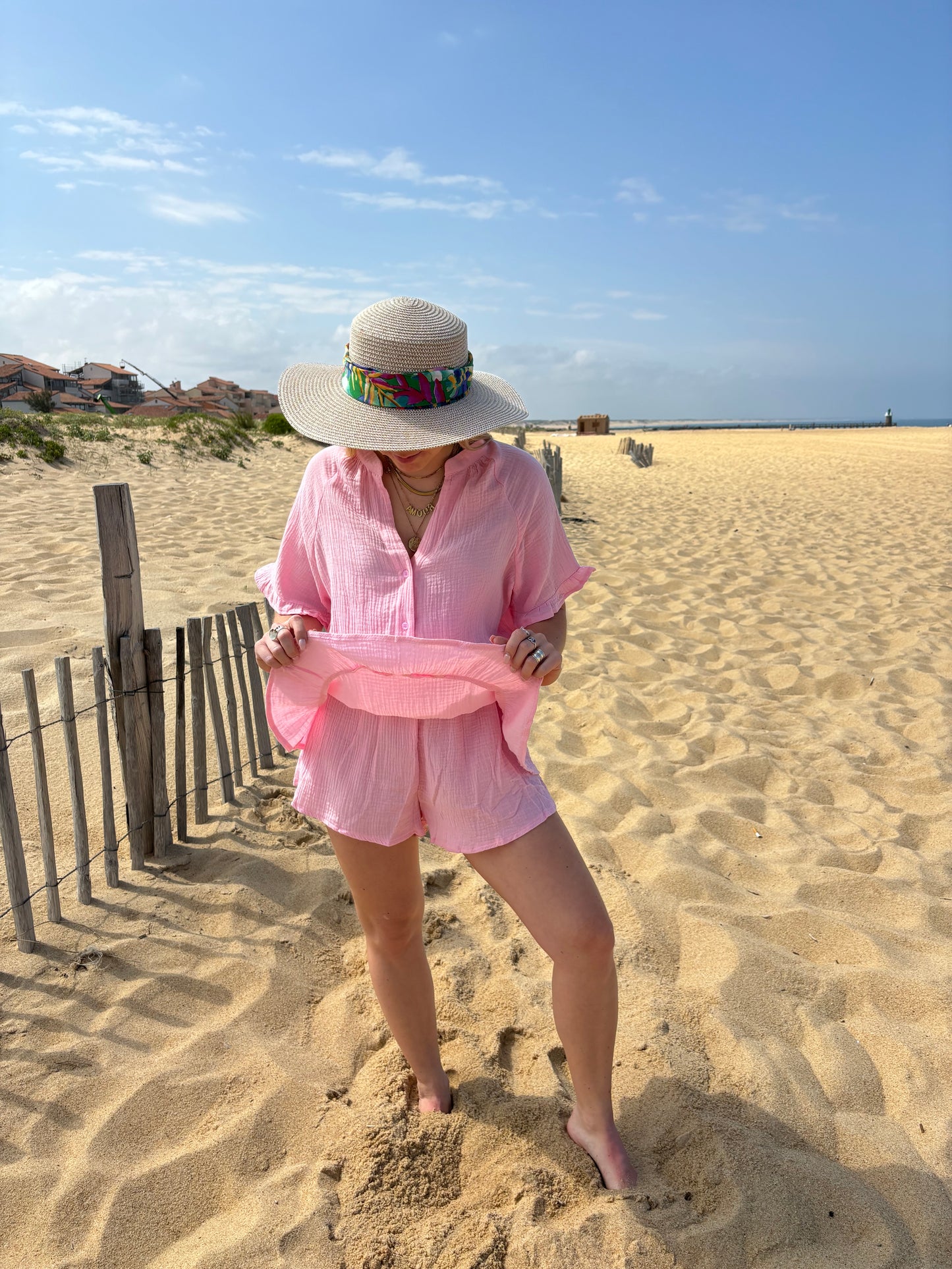 Combishort ALBANE Rose
