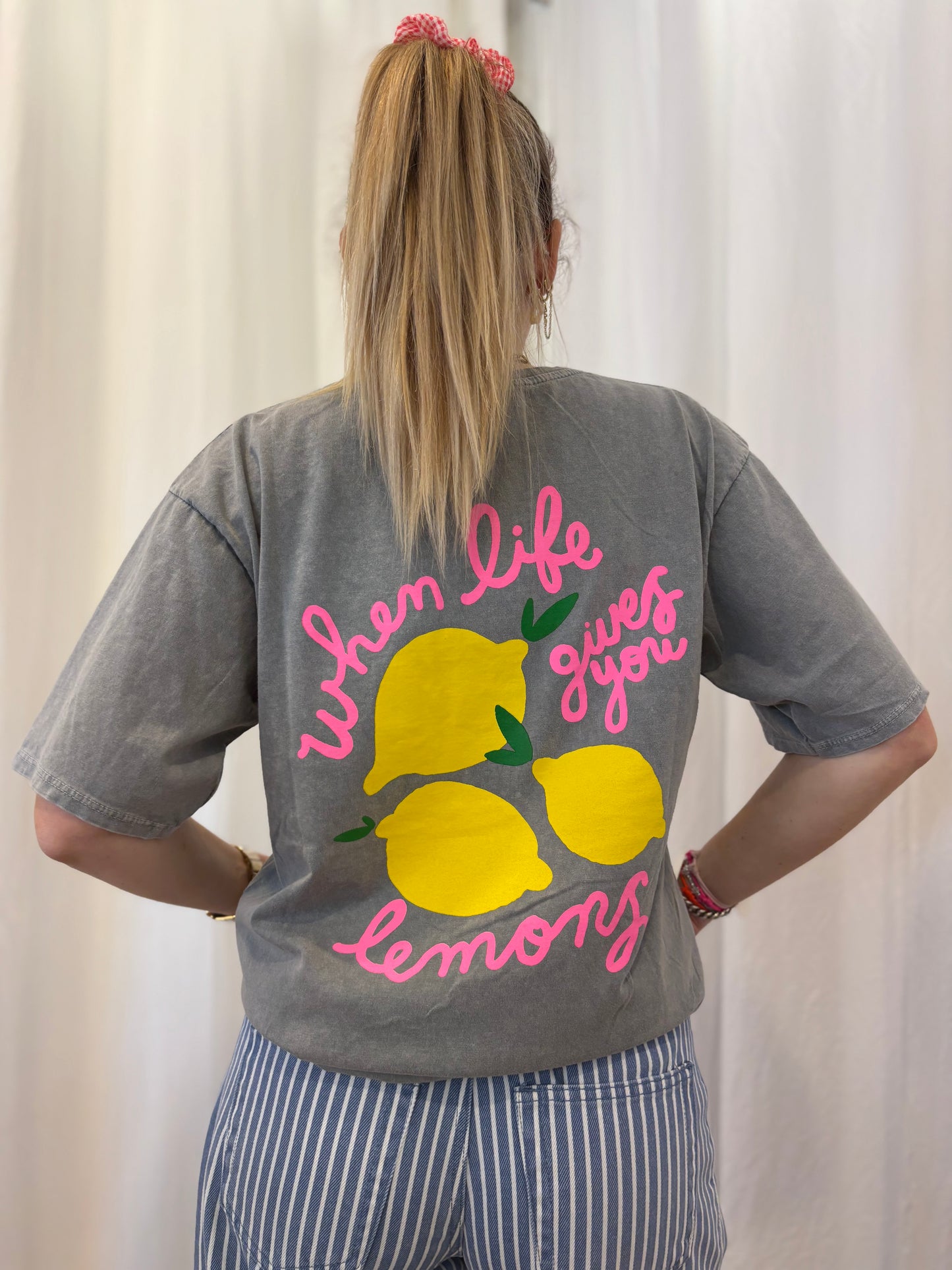 T-shirt LEMONS Gris