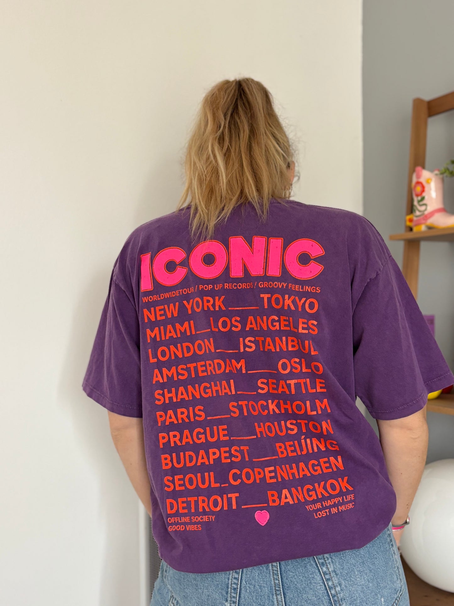 T-shirt ICONIC Violet