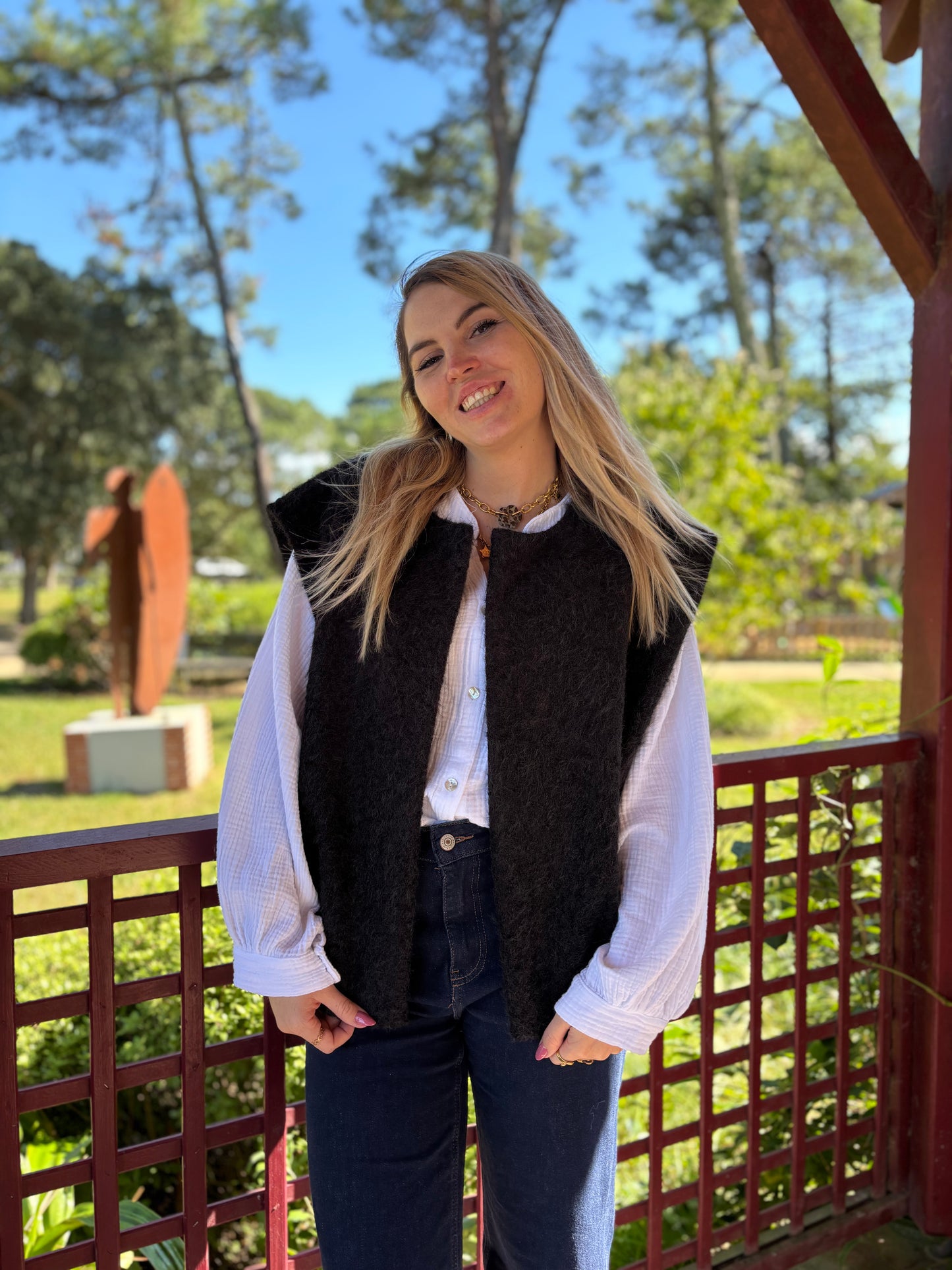 Veste sans manches LILI Noire