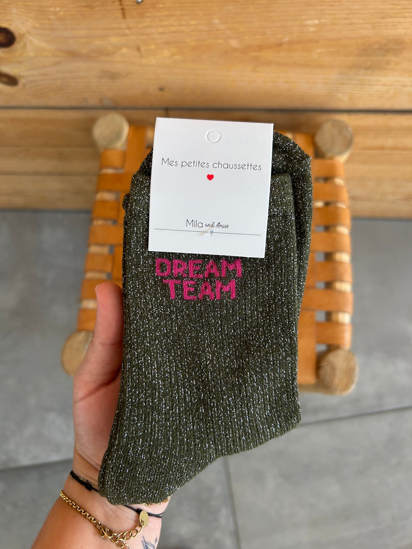 Chaussettes DREAM TEAM montantes