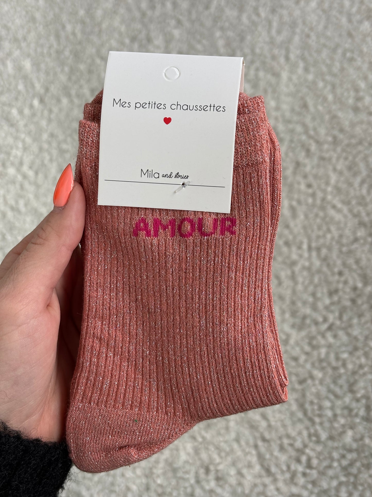 Chaussettes AMOUR montante