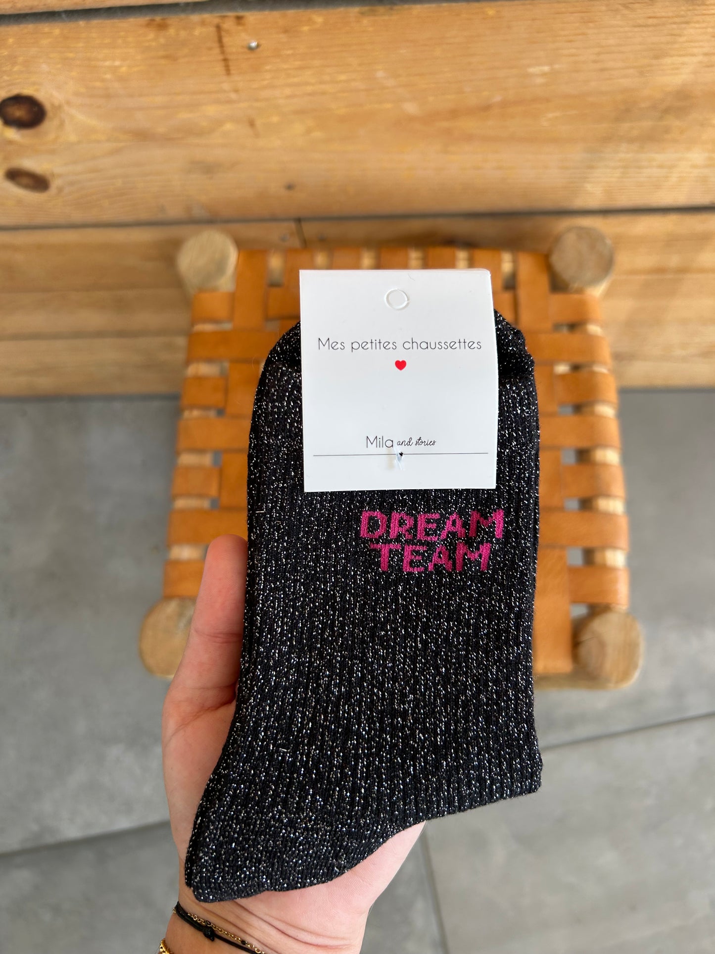 Chaussettes DREAM TEAM montantes