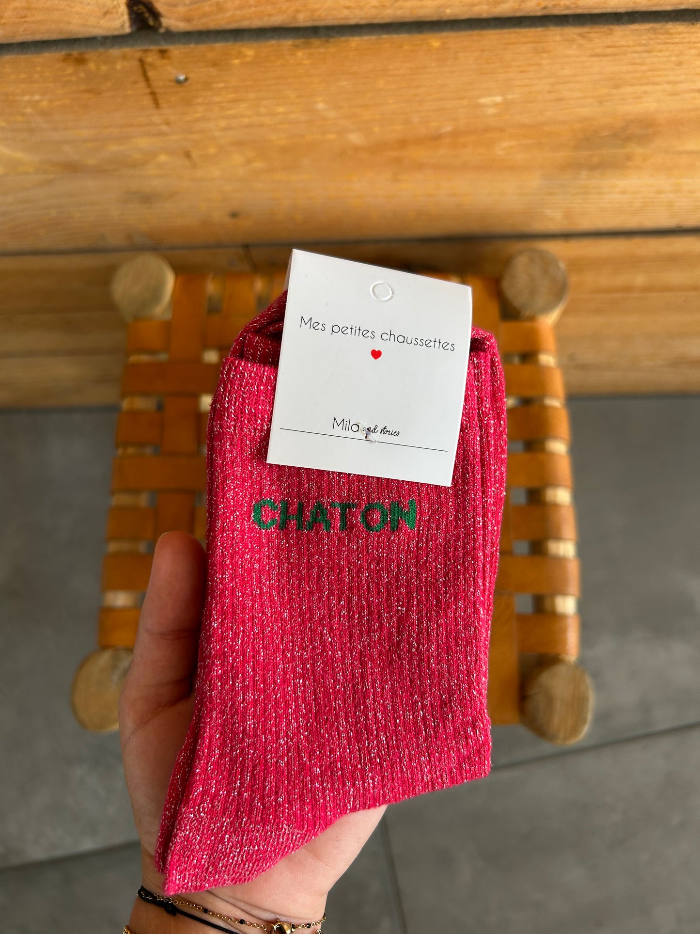 Chaussettes CHATON montantes