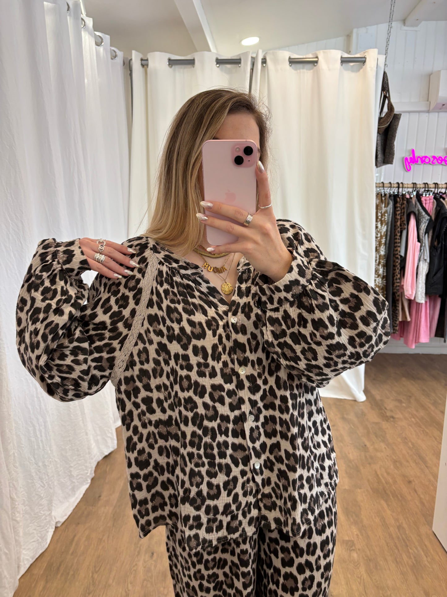 Blouse LYA Léopard Beige
