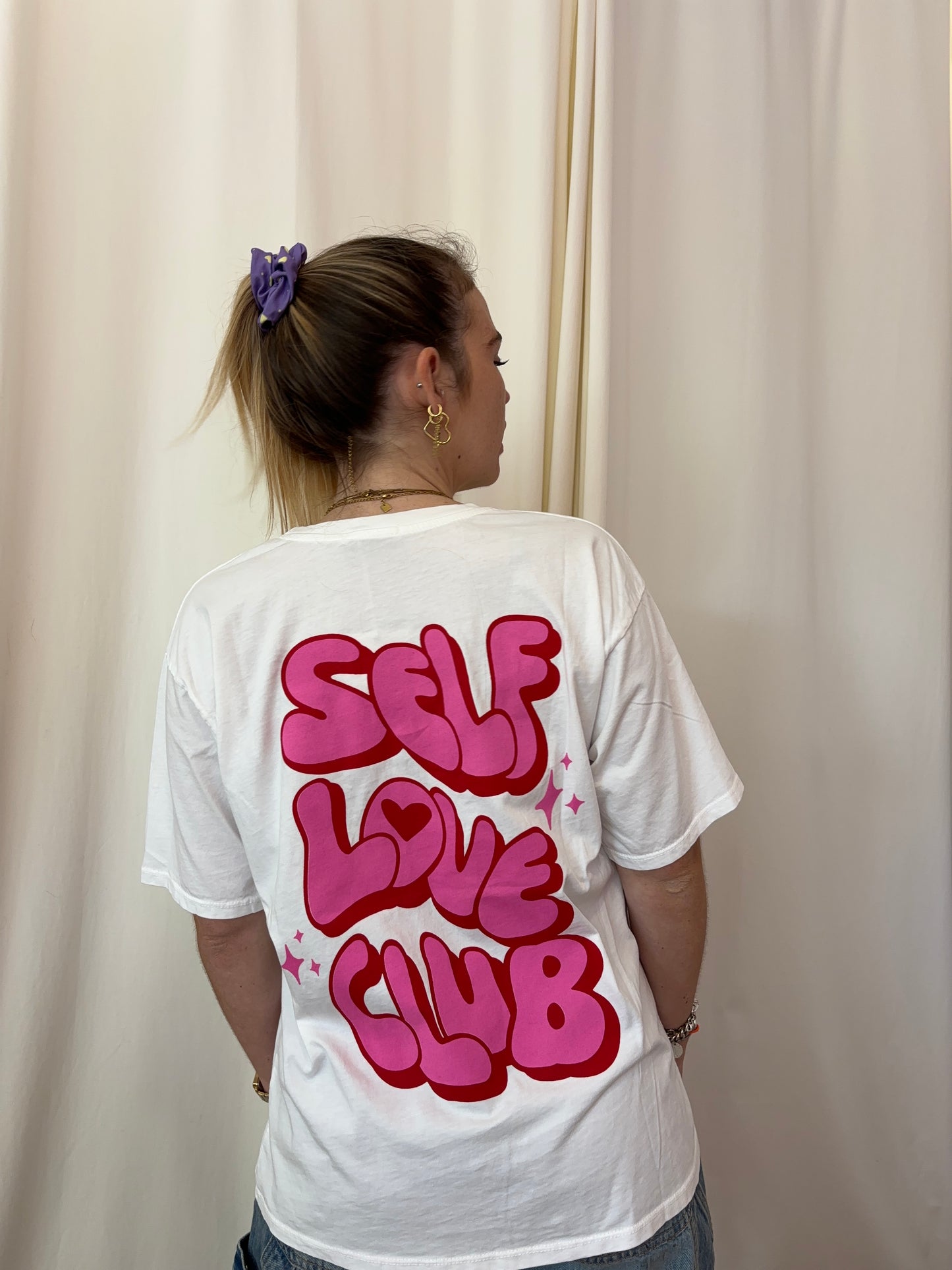 T-shirt SELF LOVE Blanc