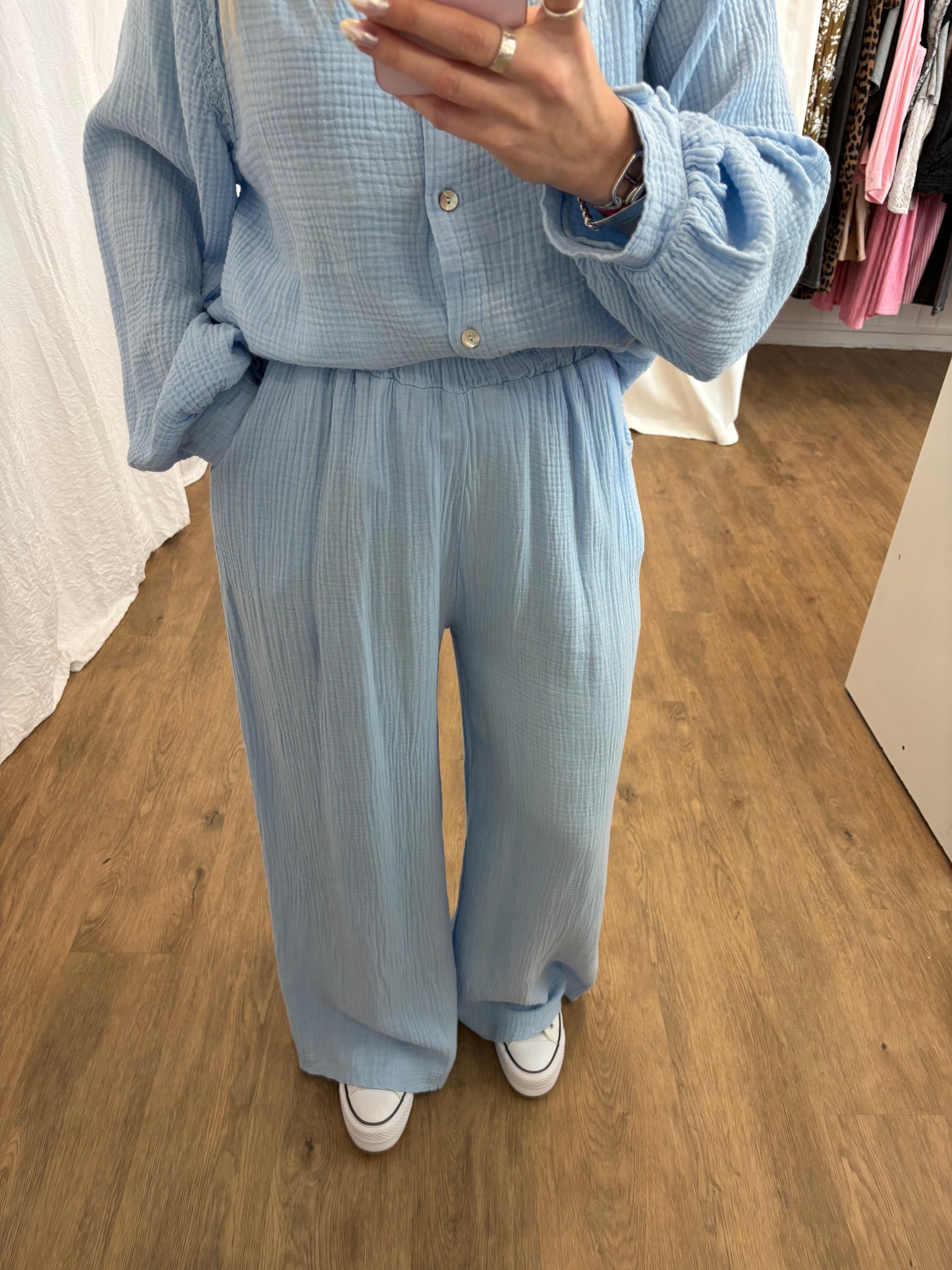 Pantalon LYA Bleu ciel