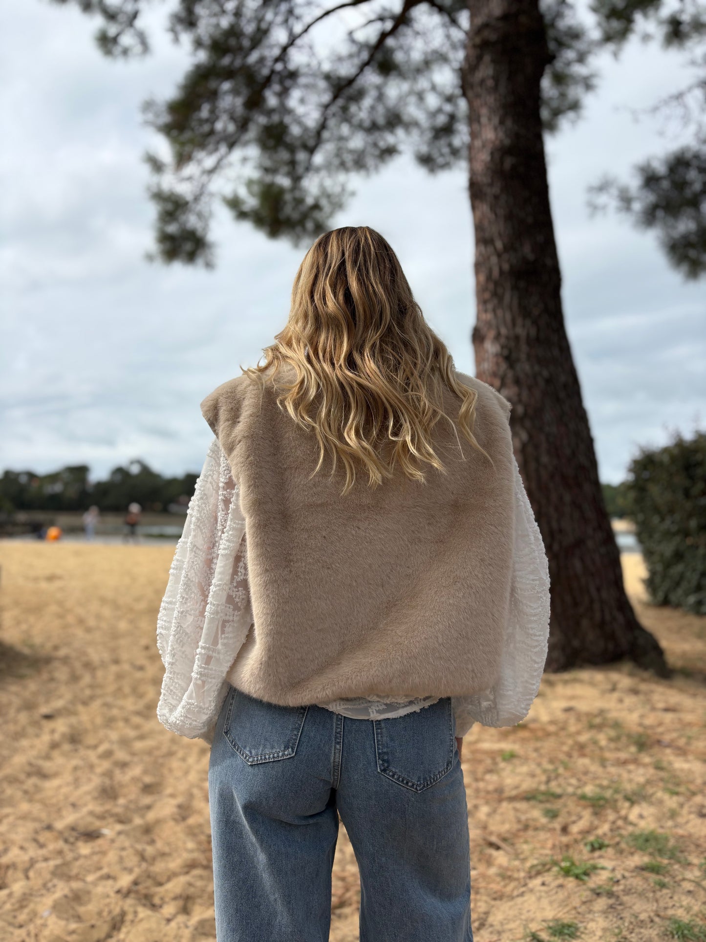 Veste sans manches MYO Beige