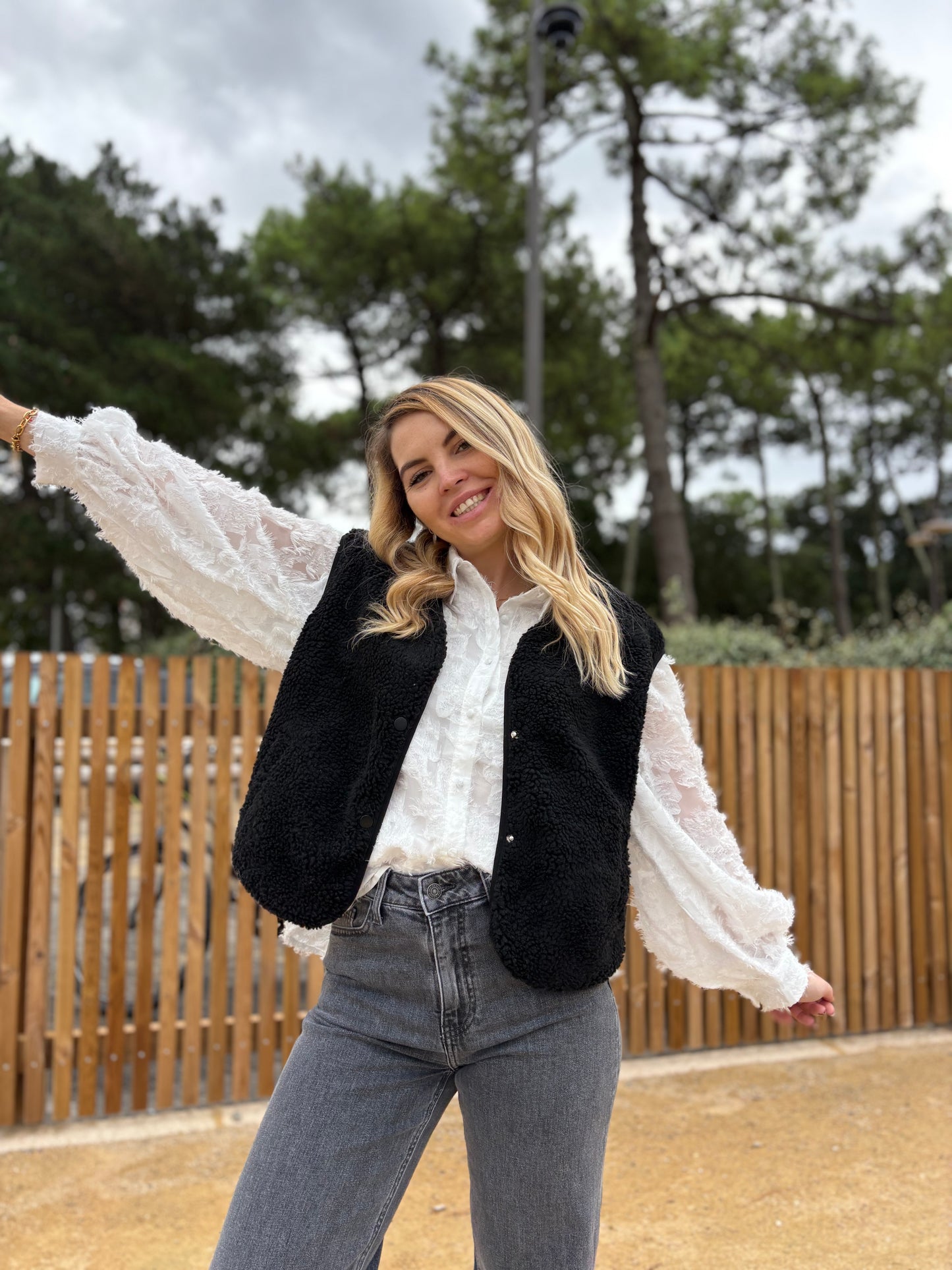 Veste sans manches ABY Noir