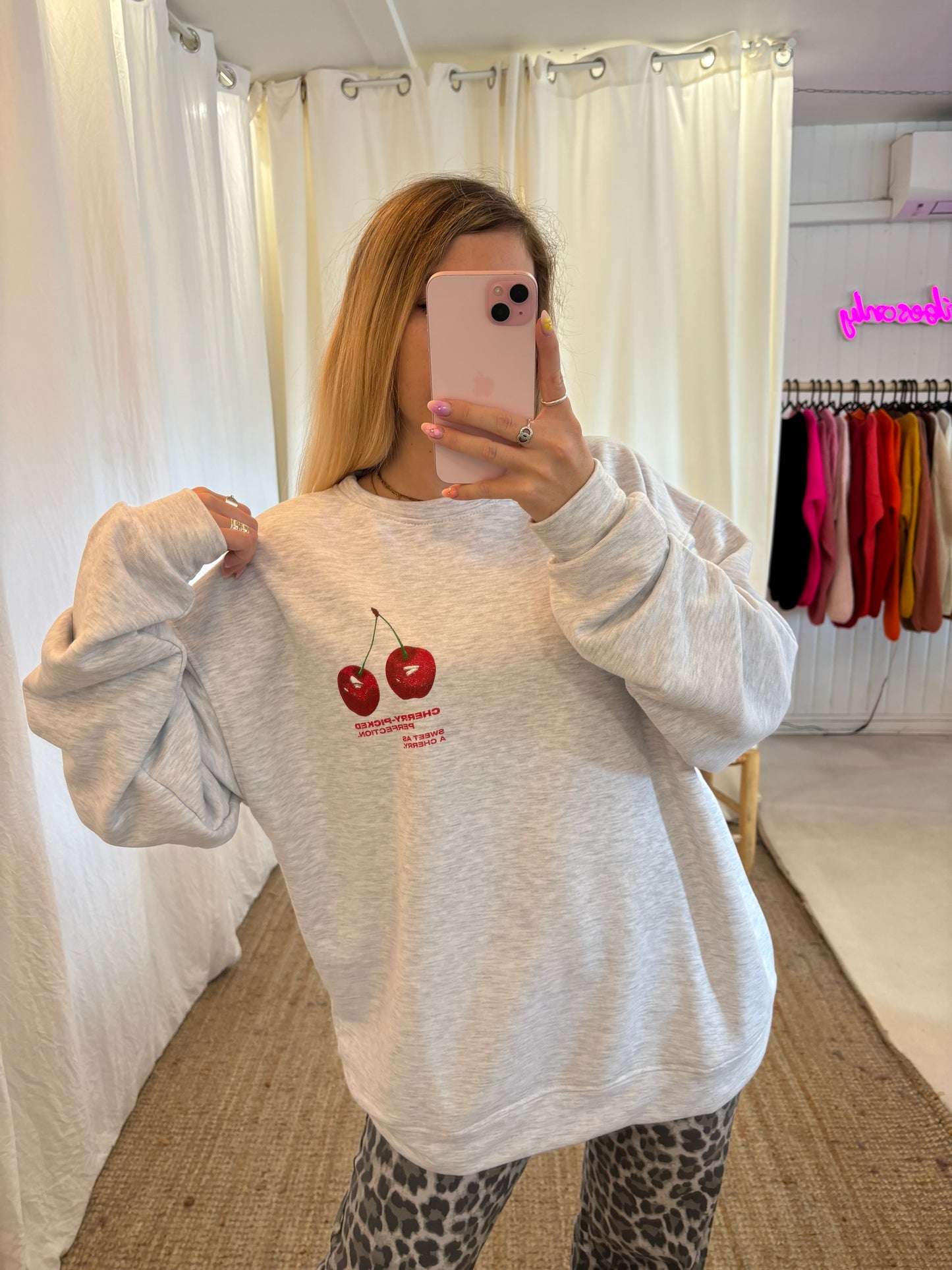 Sweat CERISE maxi oversize