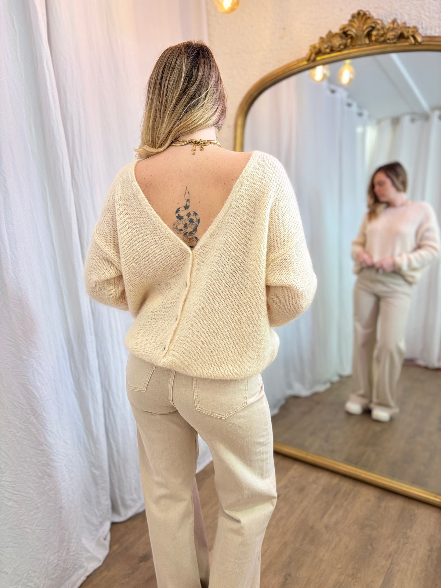 28 - Gilet LOU - Vanille