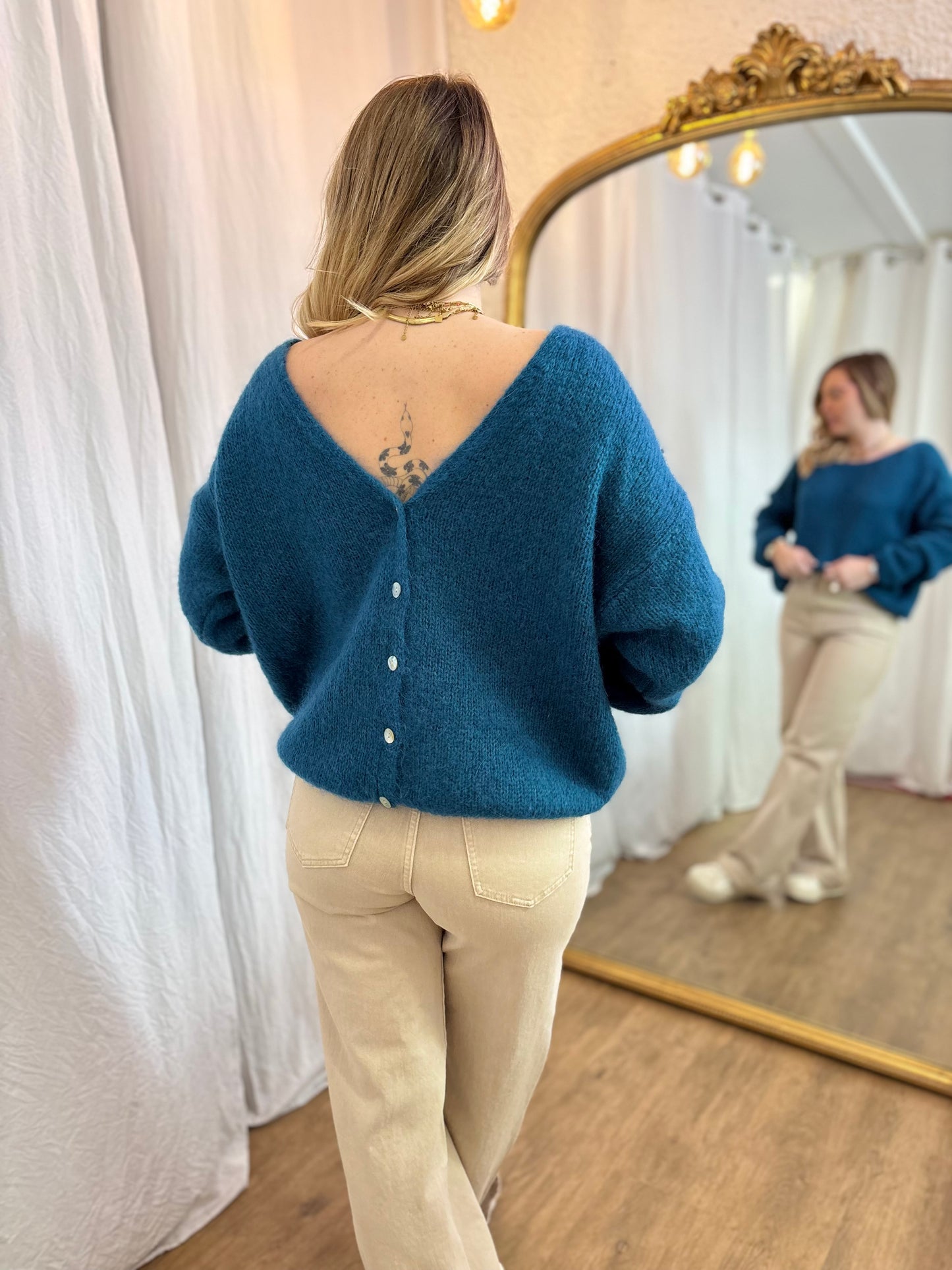 61 - Gilet LOU - Bleu canard 🧡