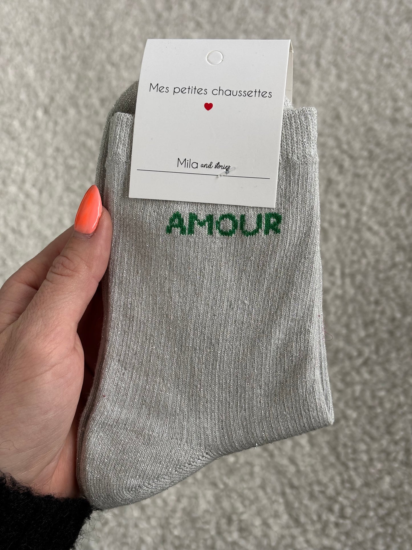 Chaussettes AMOUR montante