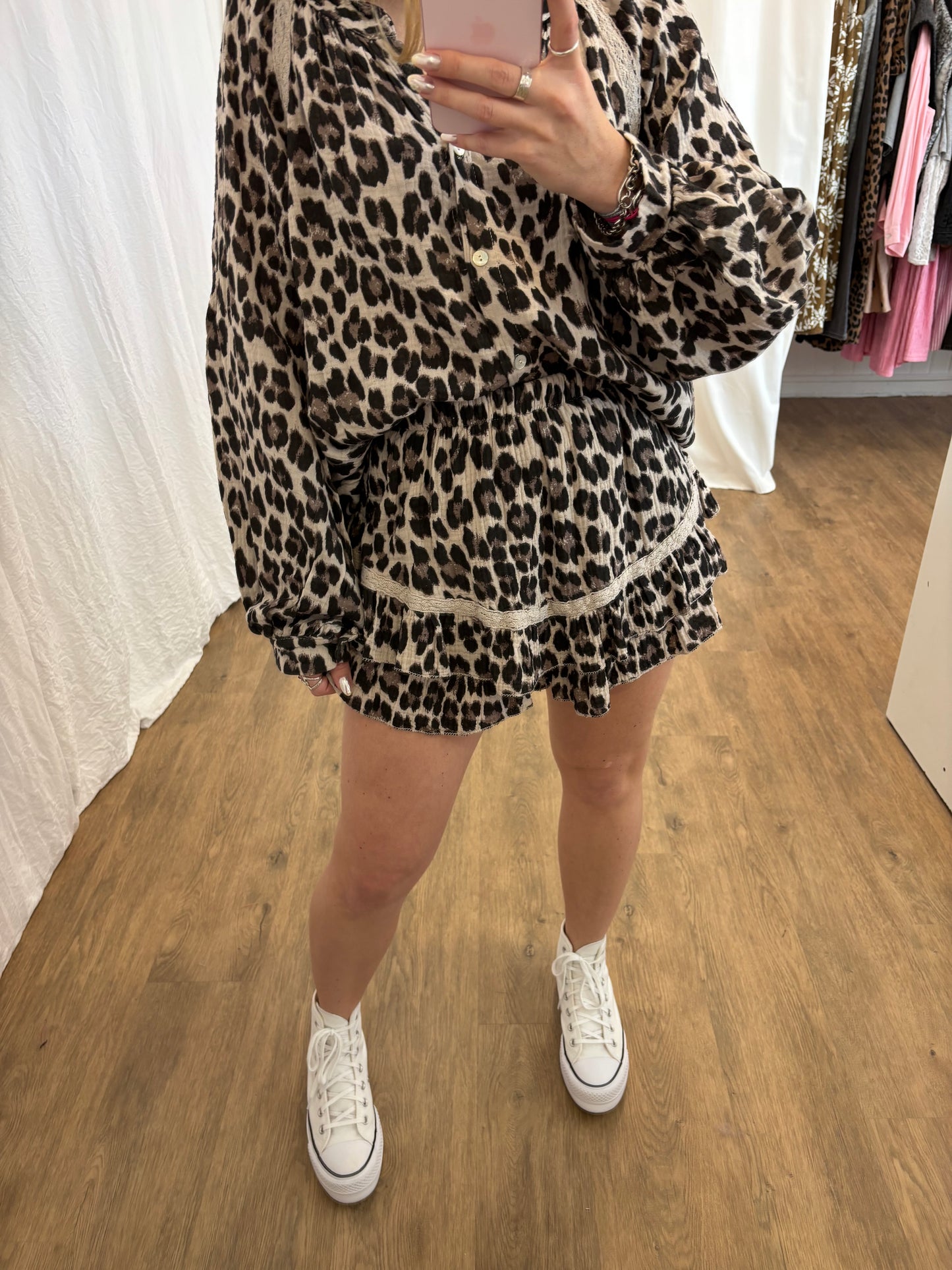 Short LYA Léopard beige
