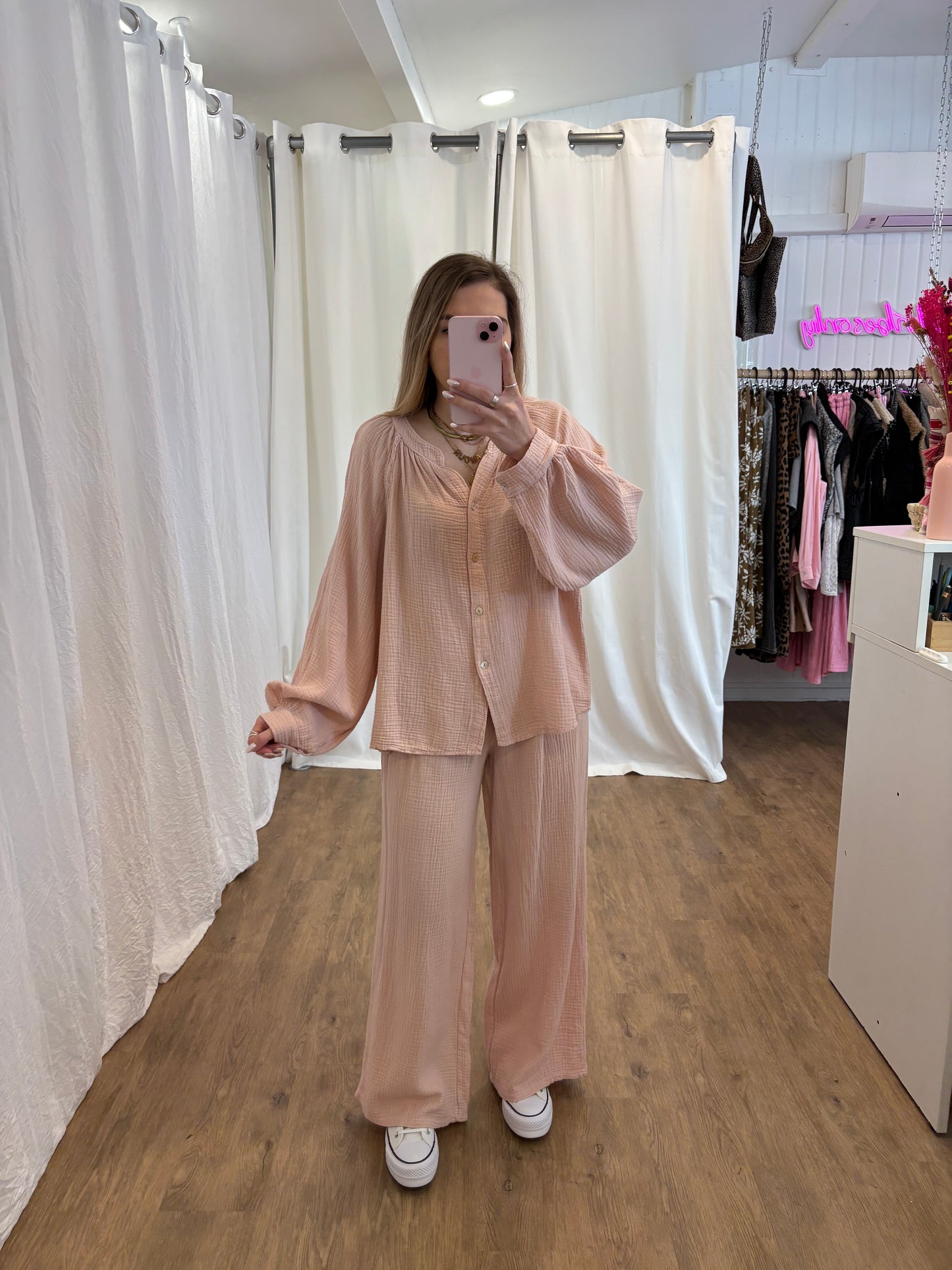 Pantalon LYA Rose clair