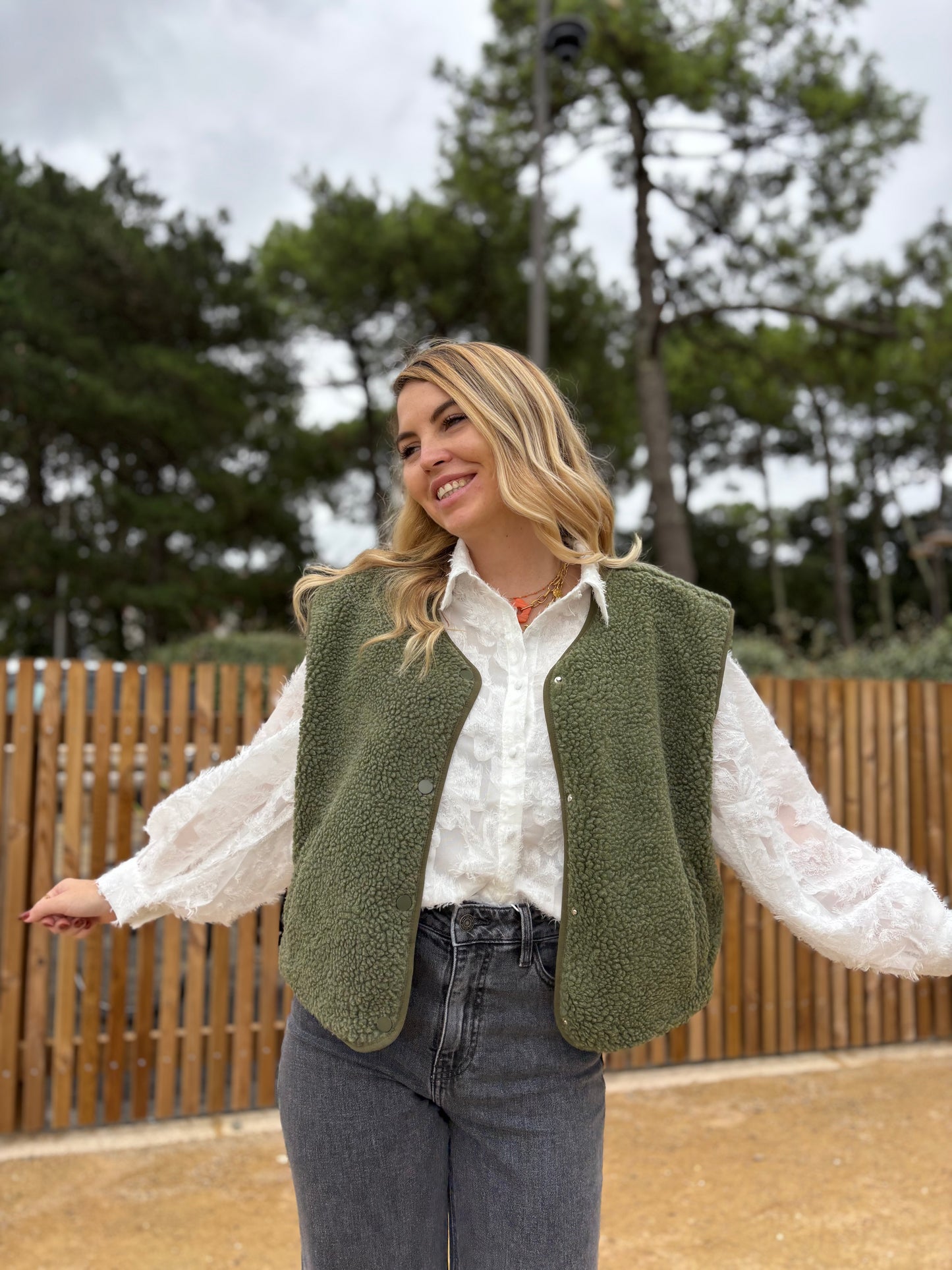 Veste sans manches ABY Kaki