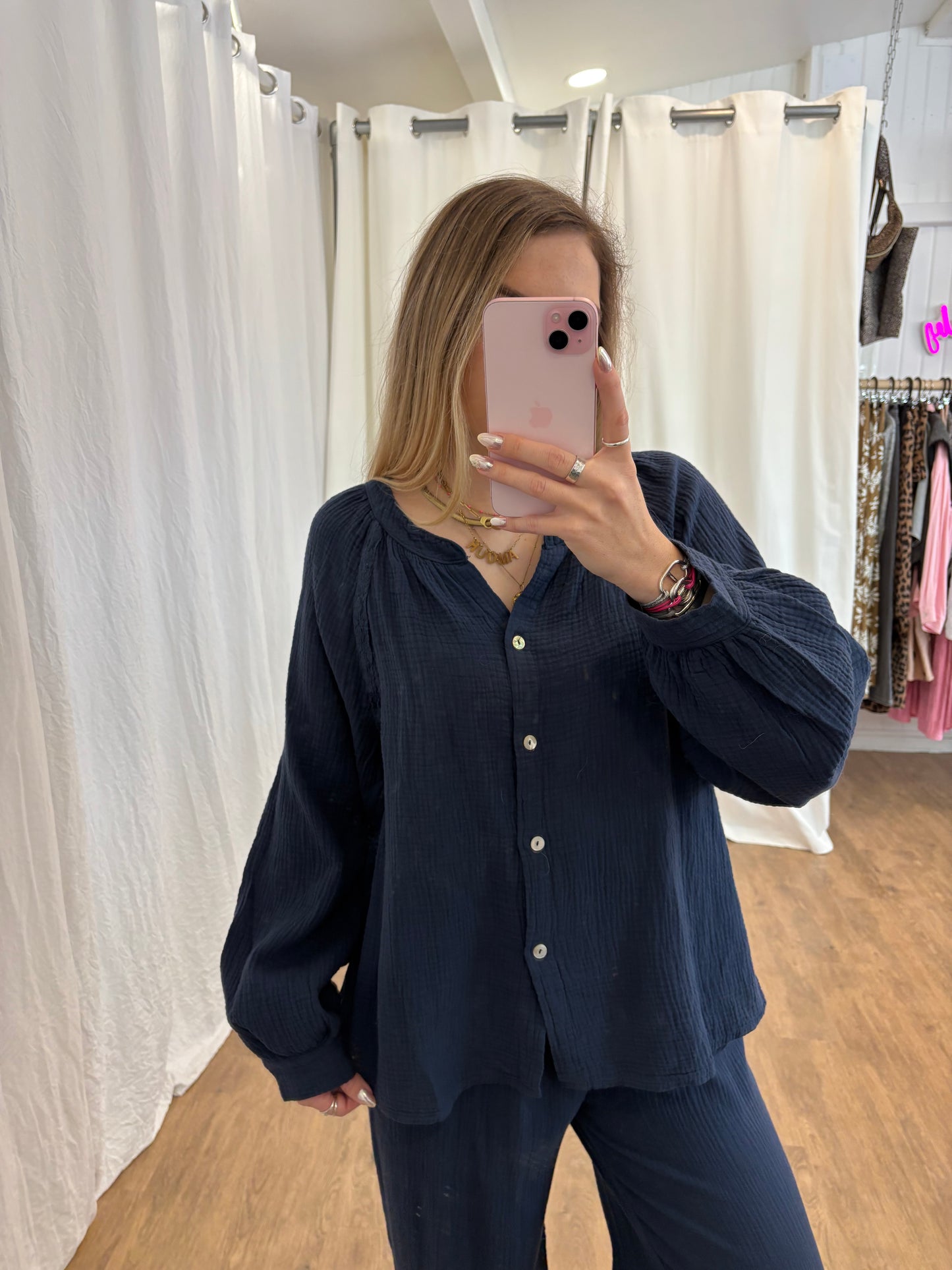Blouse LYA Bleu marine