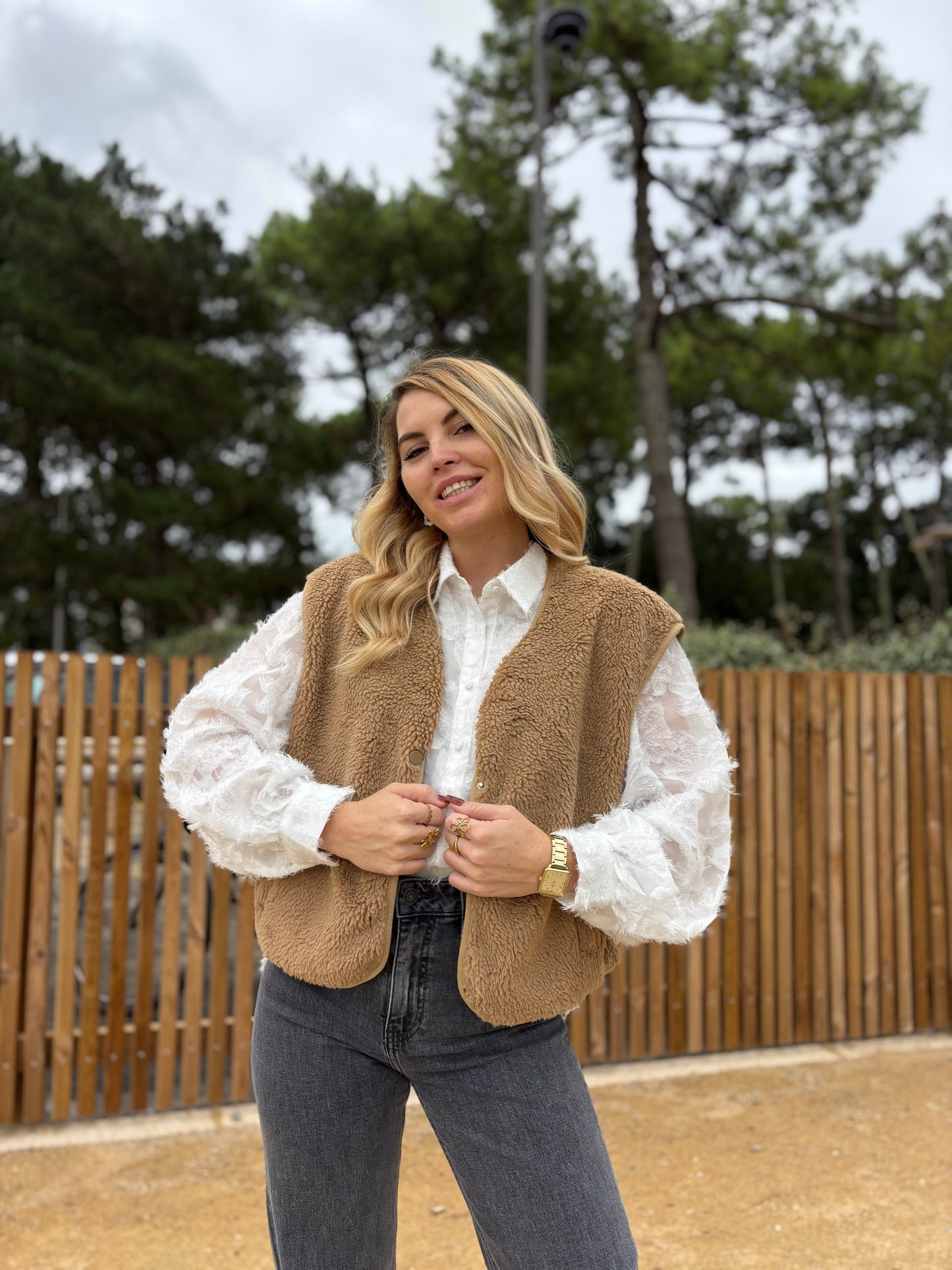 Veste sans manches ABY Camel