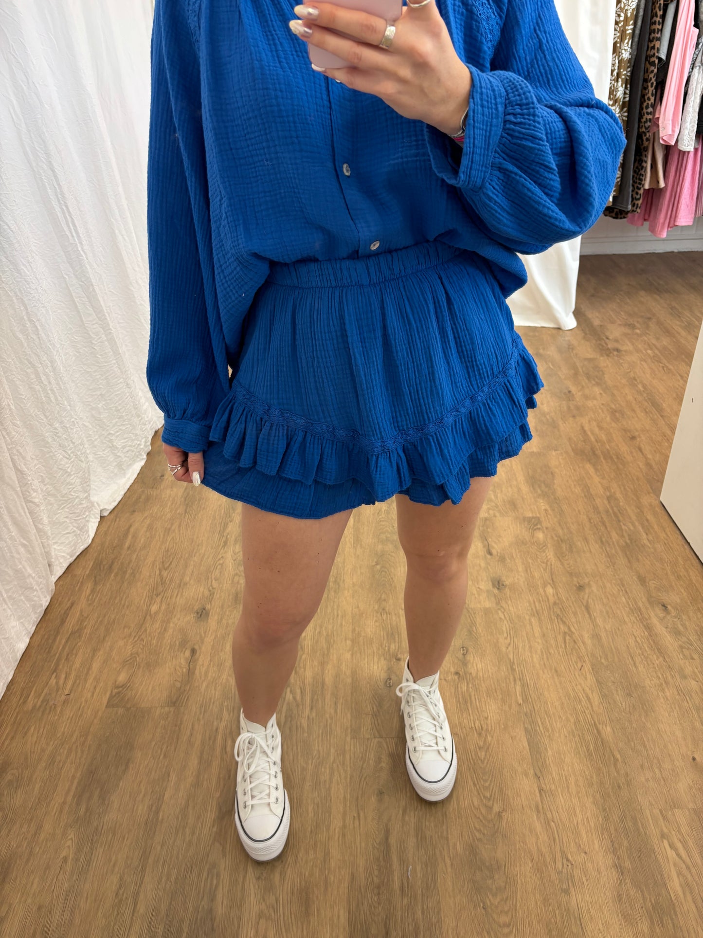 Short LYA Bleu électrique