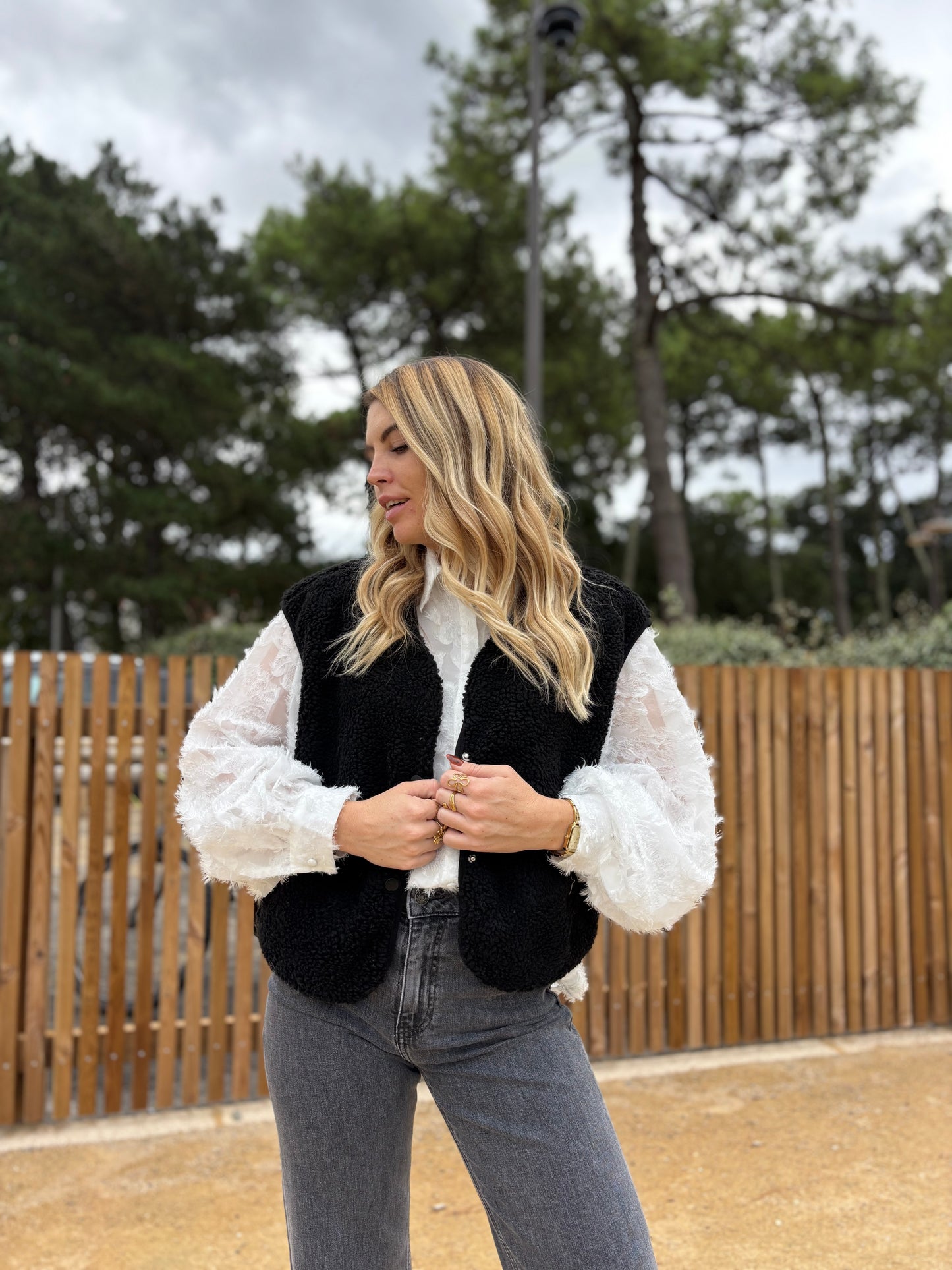 Veste sans manches ABY Noir
