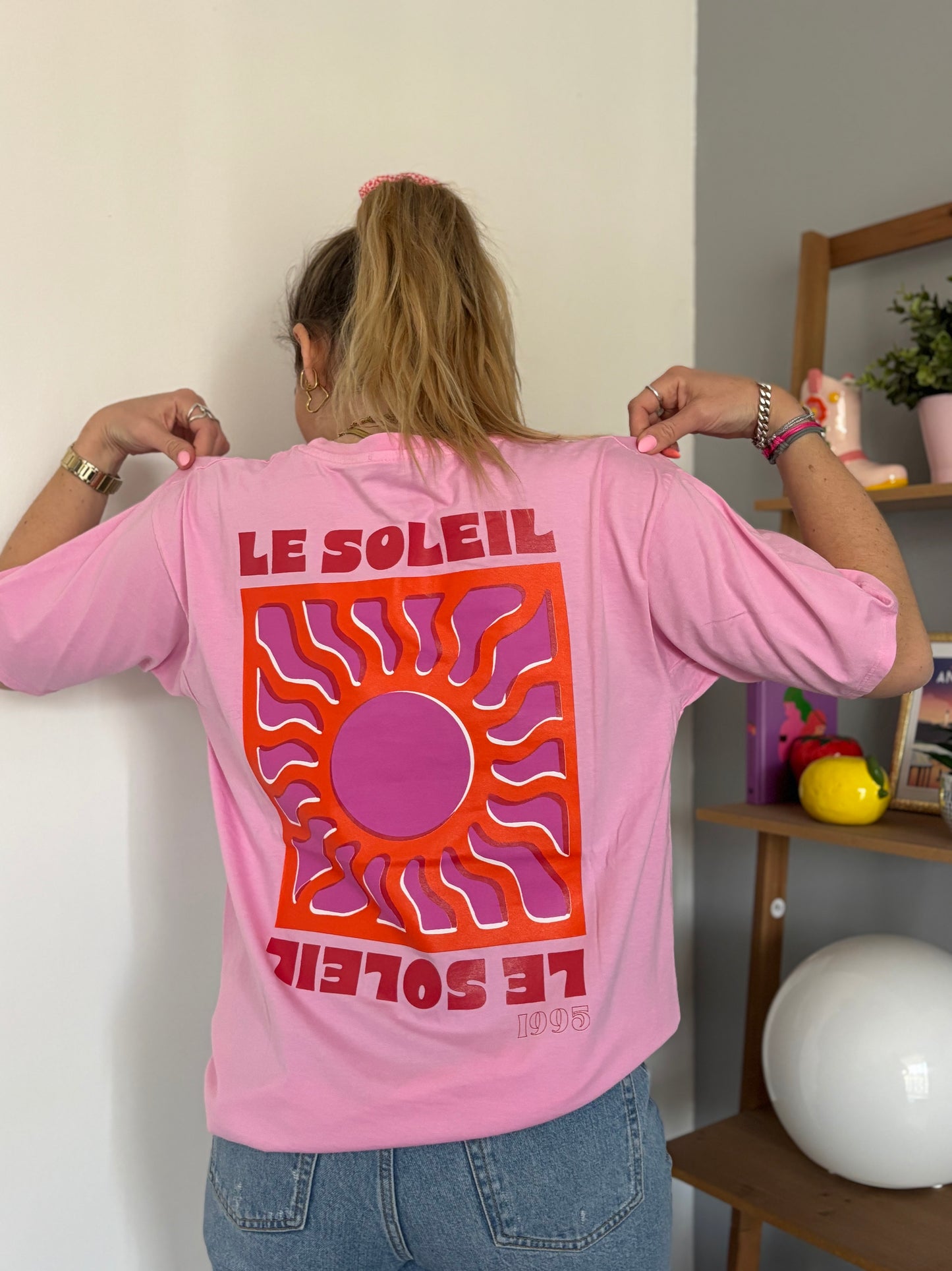 T-shirt SOLEIL Rose baby