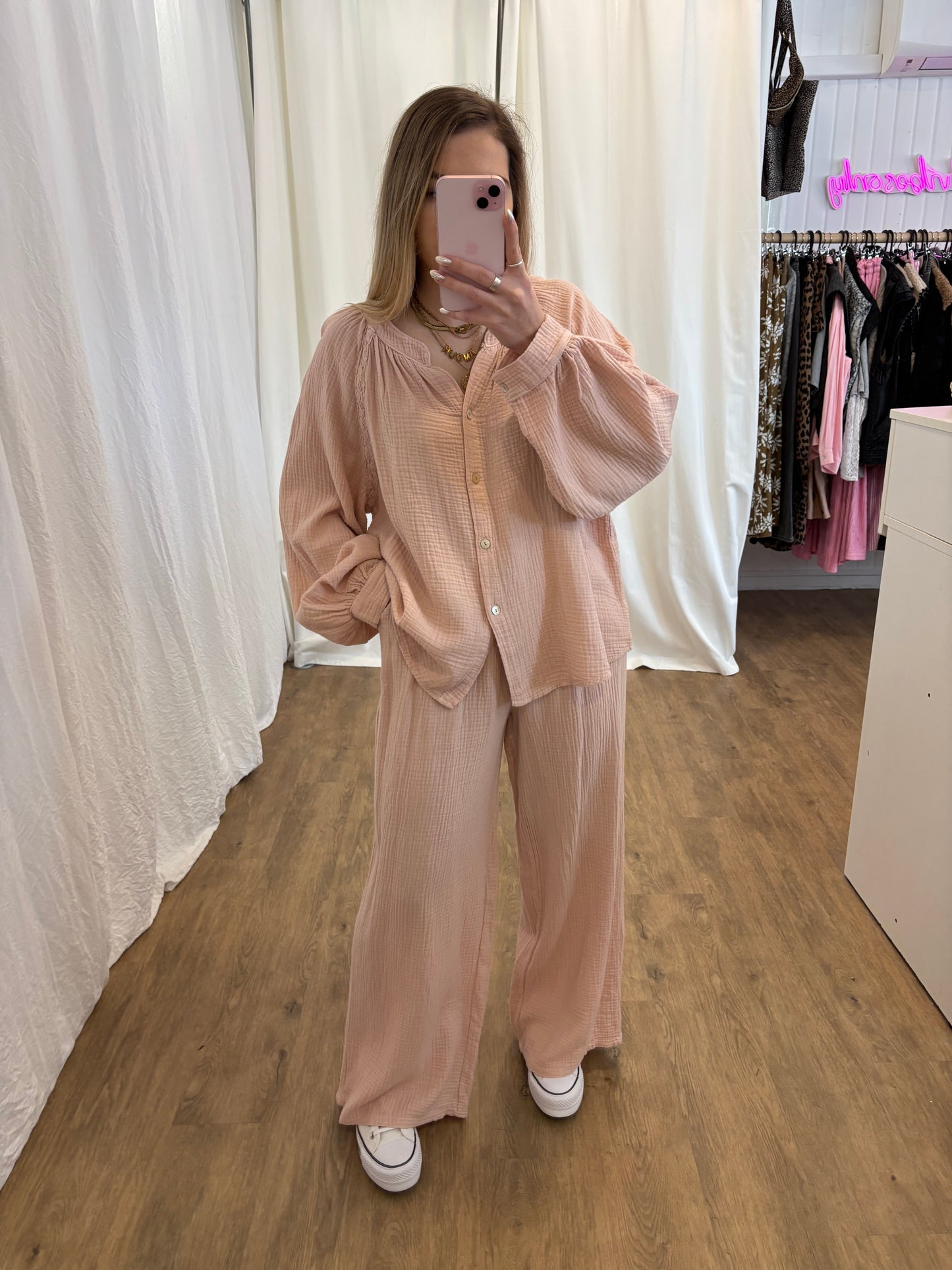 Blouse LYA Rose clair
