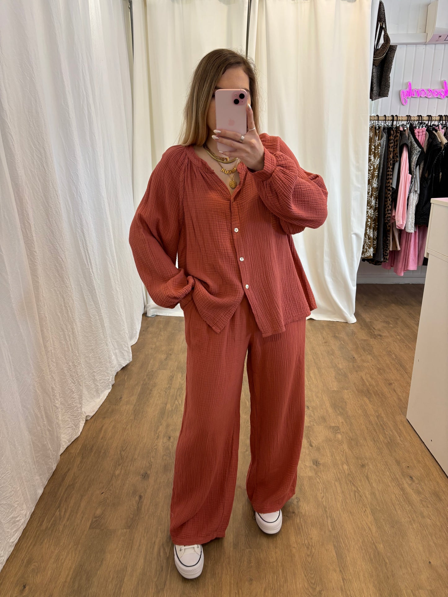 Pantalon LYA Terracotta