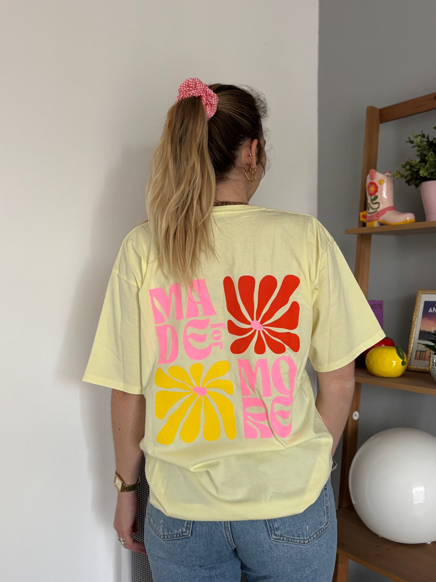 T-shirt MADE FOR MORE Jaune