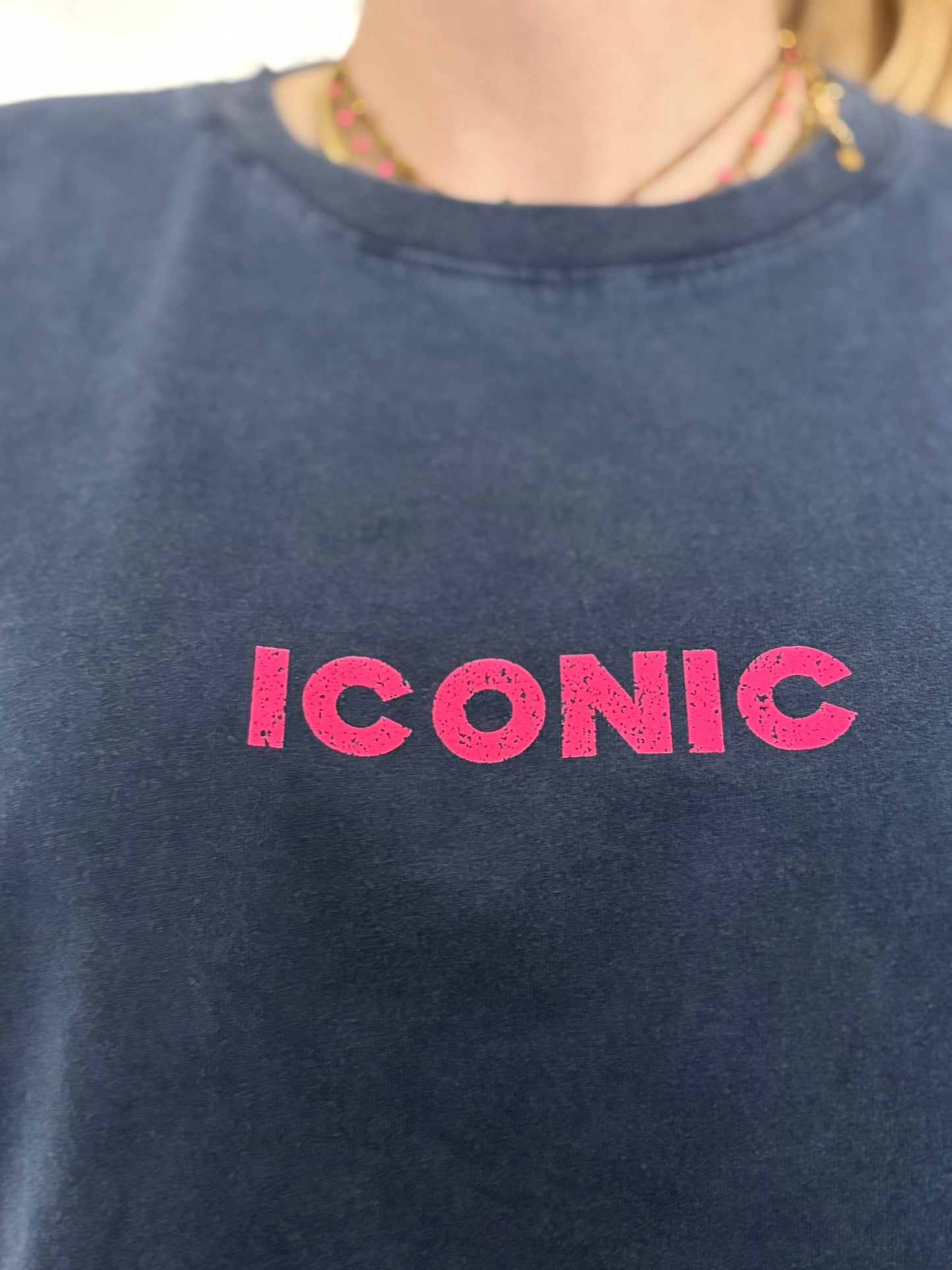 T-shirt ICONIC Bleu Marine