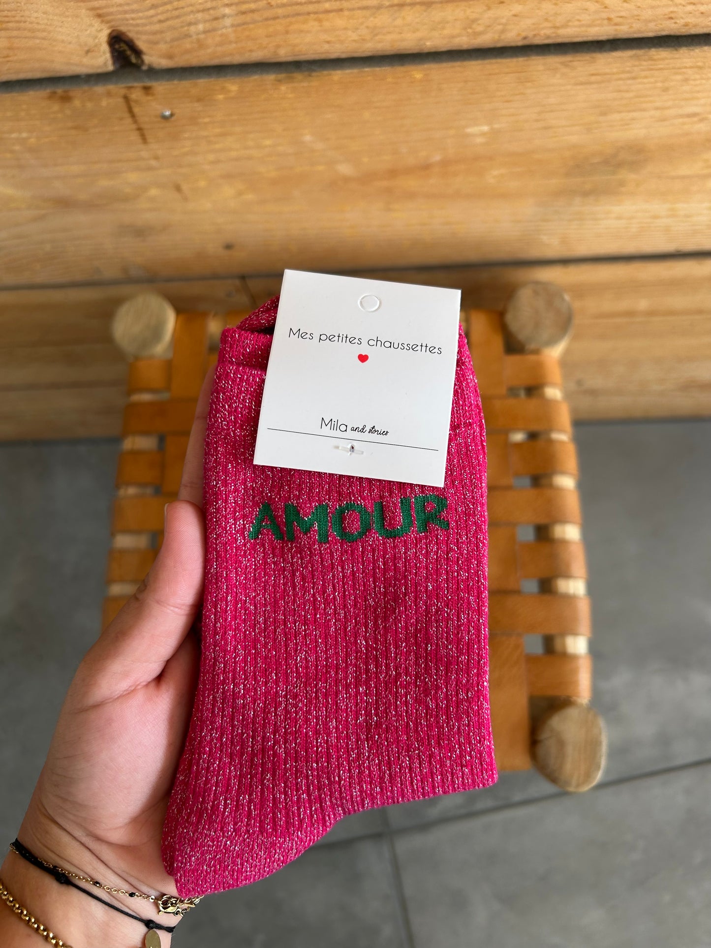 Chaussettes AMOUR montante