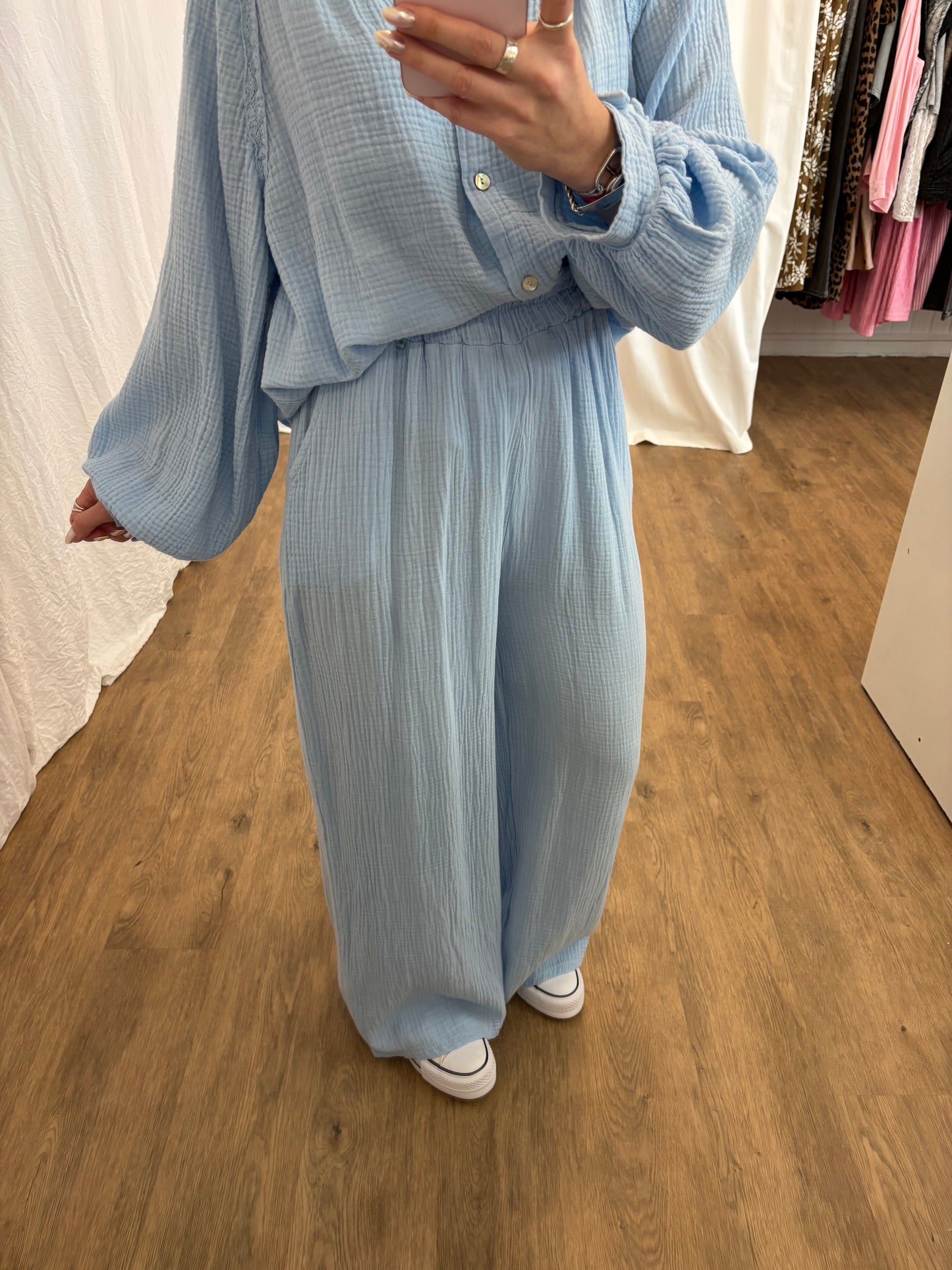 Pantalon LYA Bleu ciel