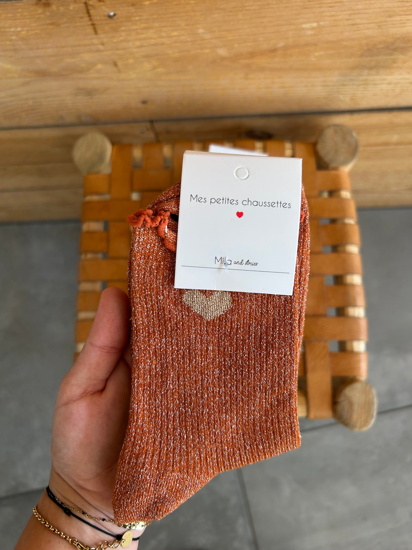 Chaussettes COEUR montantes