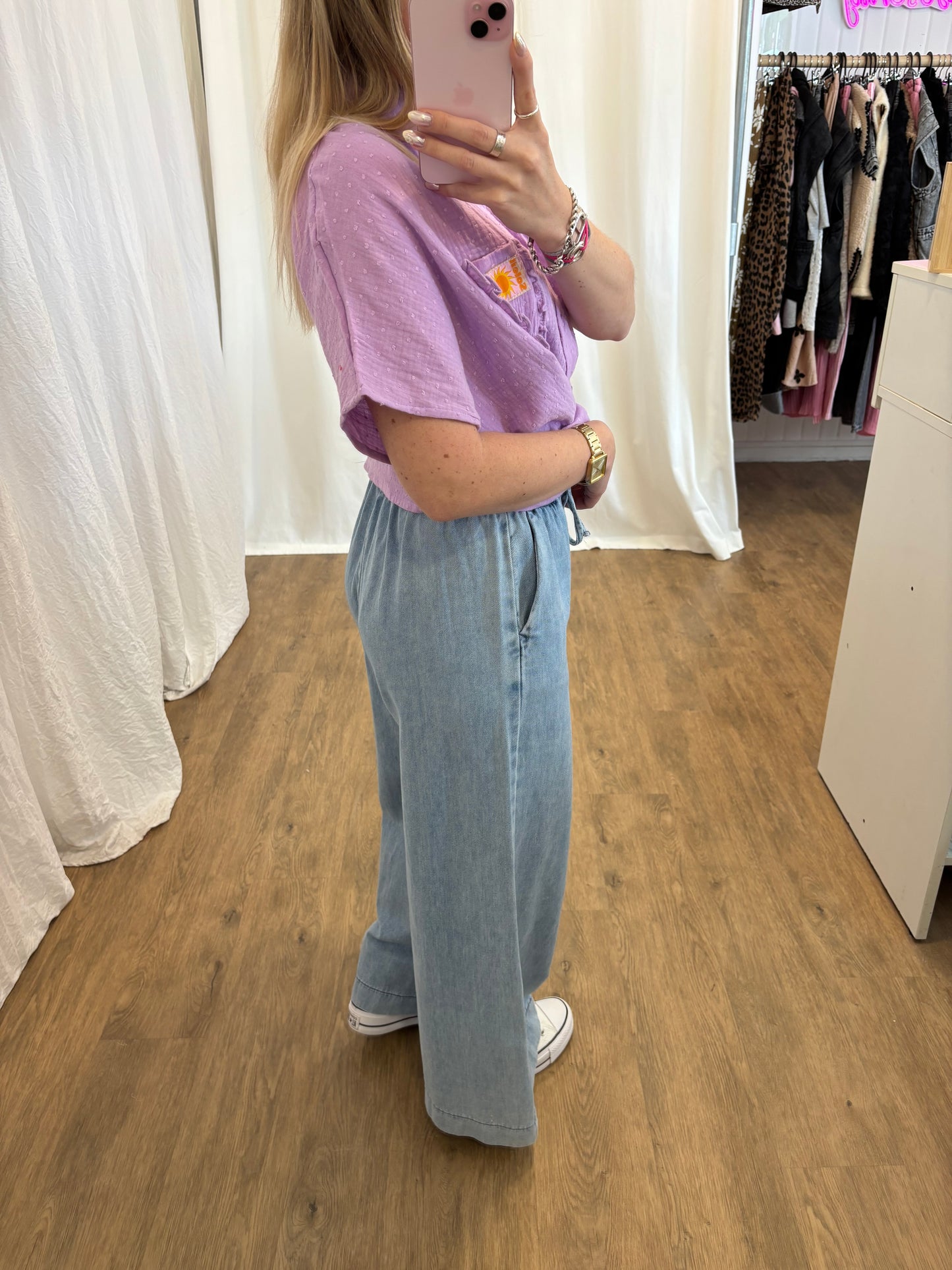 Jean VANILLE Bleu clair