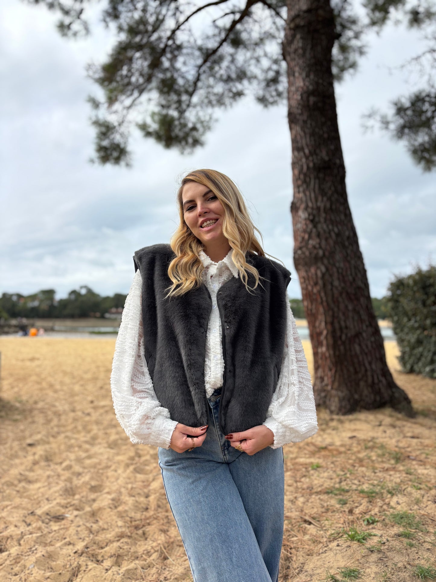 Veste sans manches MYO Gris foncé